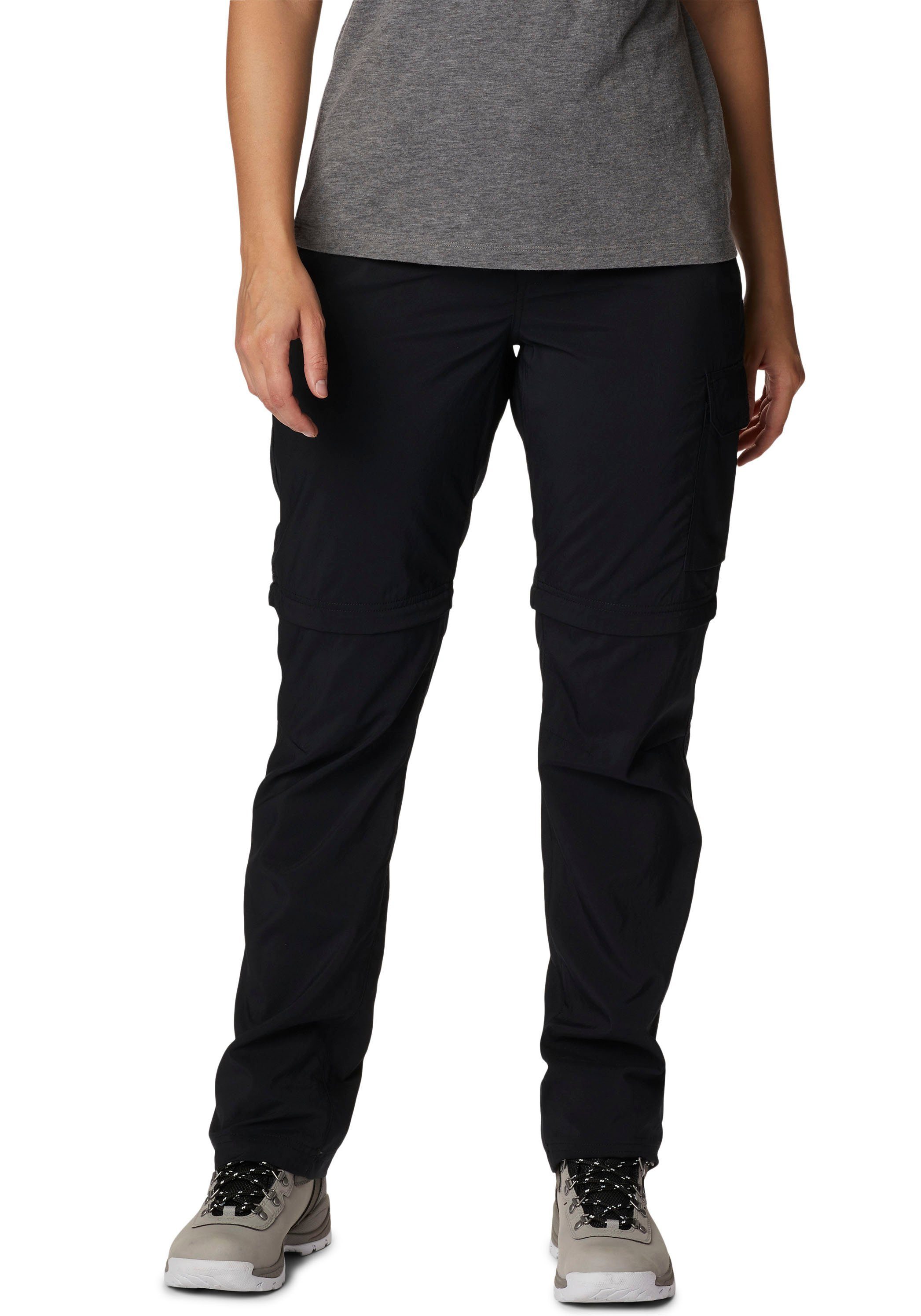 Columbia Zip-off-Hose Convertible Silver Pant schwarz Ridge Utility