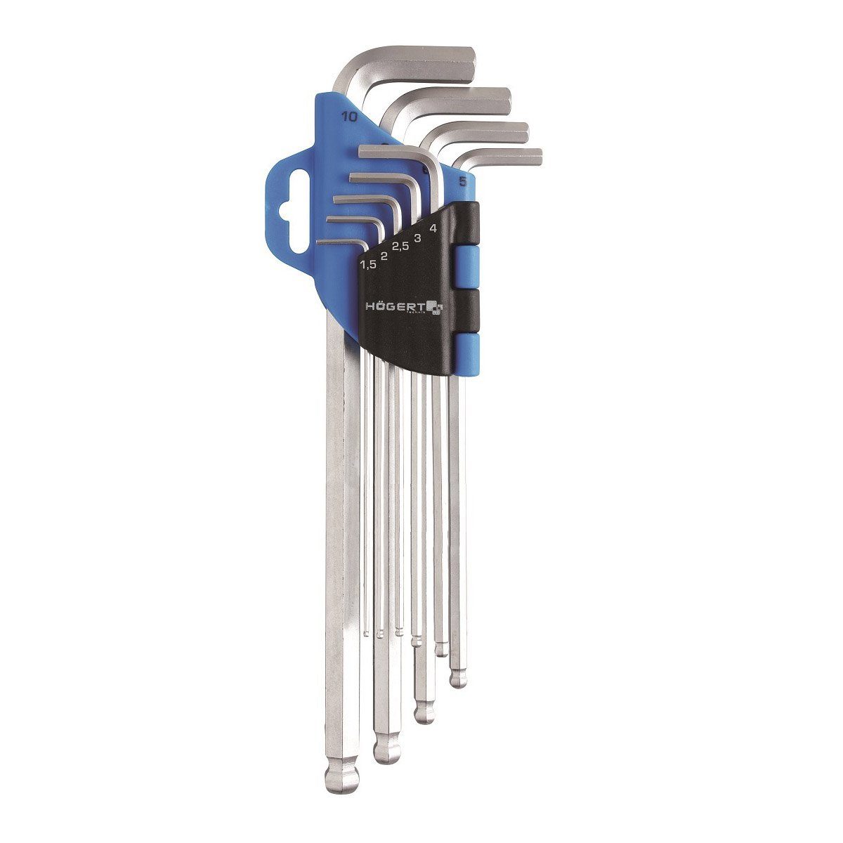 MS Beschläge Werkzeugset Extra 9-teilig Kugelkopf lange Seschkantschlüssel