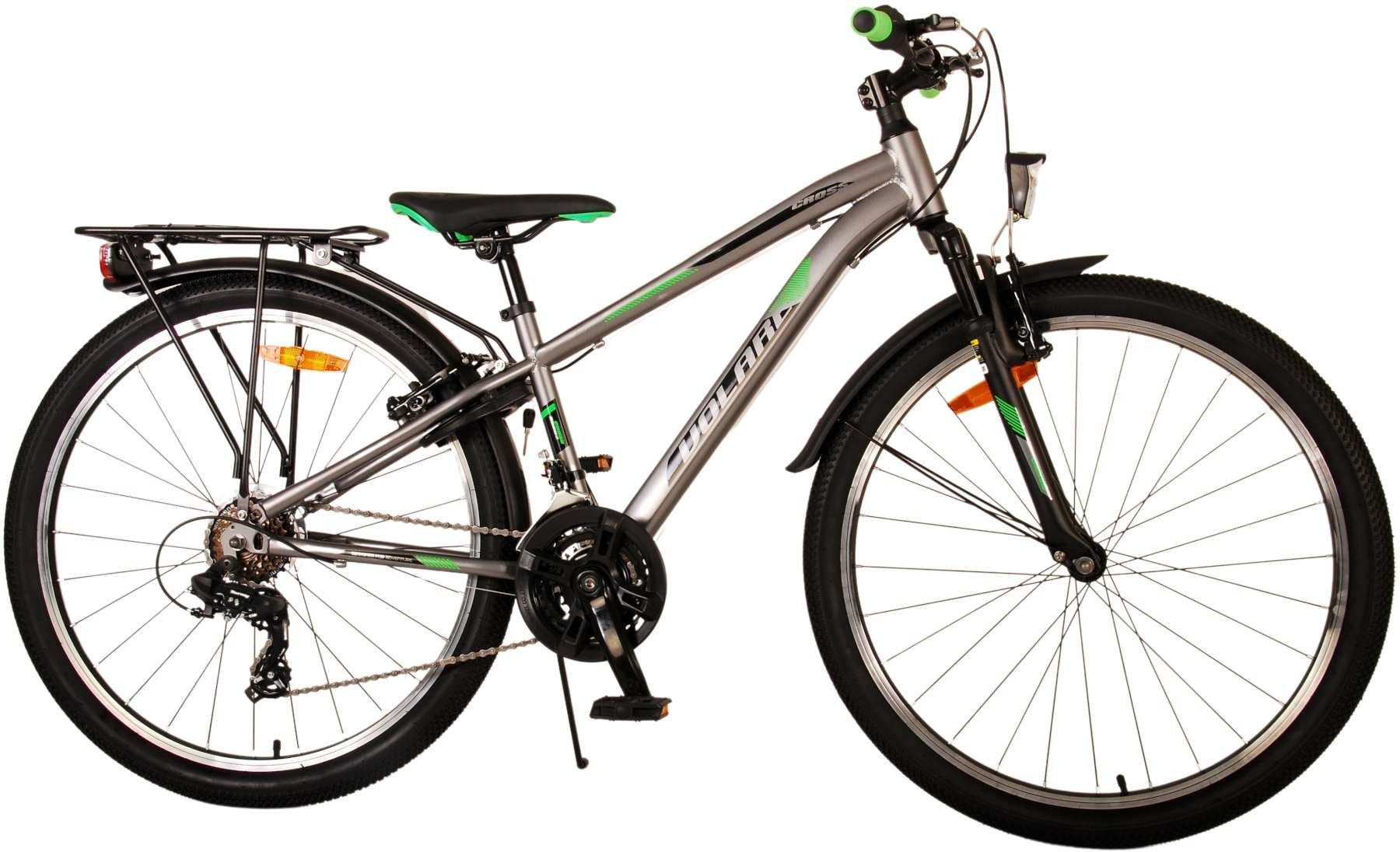 Volare Kinderfahrrad - Cross - Jungen - 26 oder 24 Zoll- bis 115kg - 18 Gänge - 8-12 Jahre, 85% zusammengebaut, 2 Handbremsen