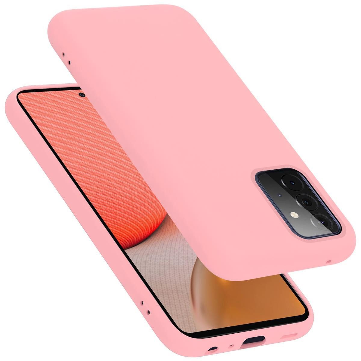 Cadorabo Handyhülle für Samsung Galaxy A72 4G / 5G Hülle Samsung Galaxy A72 4G / 5G, Flexible Hülle TPU Silikon Schutzhülle Back Cover Case