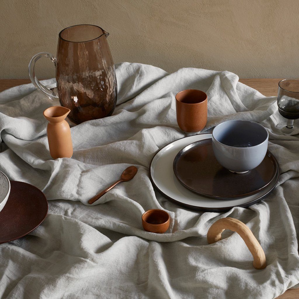 Broste Copenhagen Tischdecke Gracie Leinen
