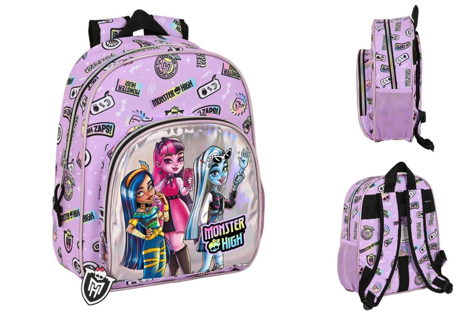 Monster High Rucksack Monster high Kinder-Rucksack Monster High Best boos Lila 28 x 34 x 10