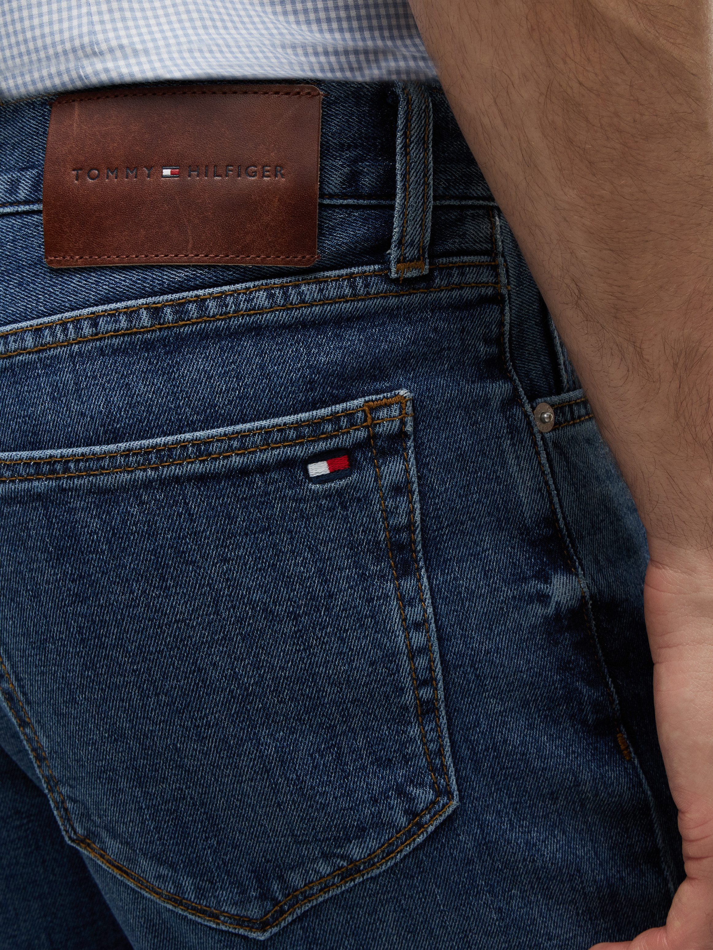 Tommy Hilfiger Straight-Jeans Denton Slim Straight Fit – Bild 4 von 5