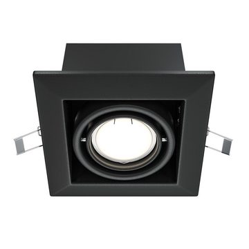 click-licht Einbauleuchte Einbauleuchte Metal in Schwarz GU10, keine Angabe, Leuchtmittel enthalten: Nein, warmweiss, Einbaustrahler, Einbauleuchte