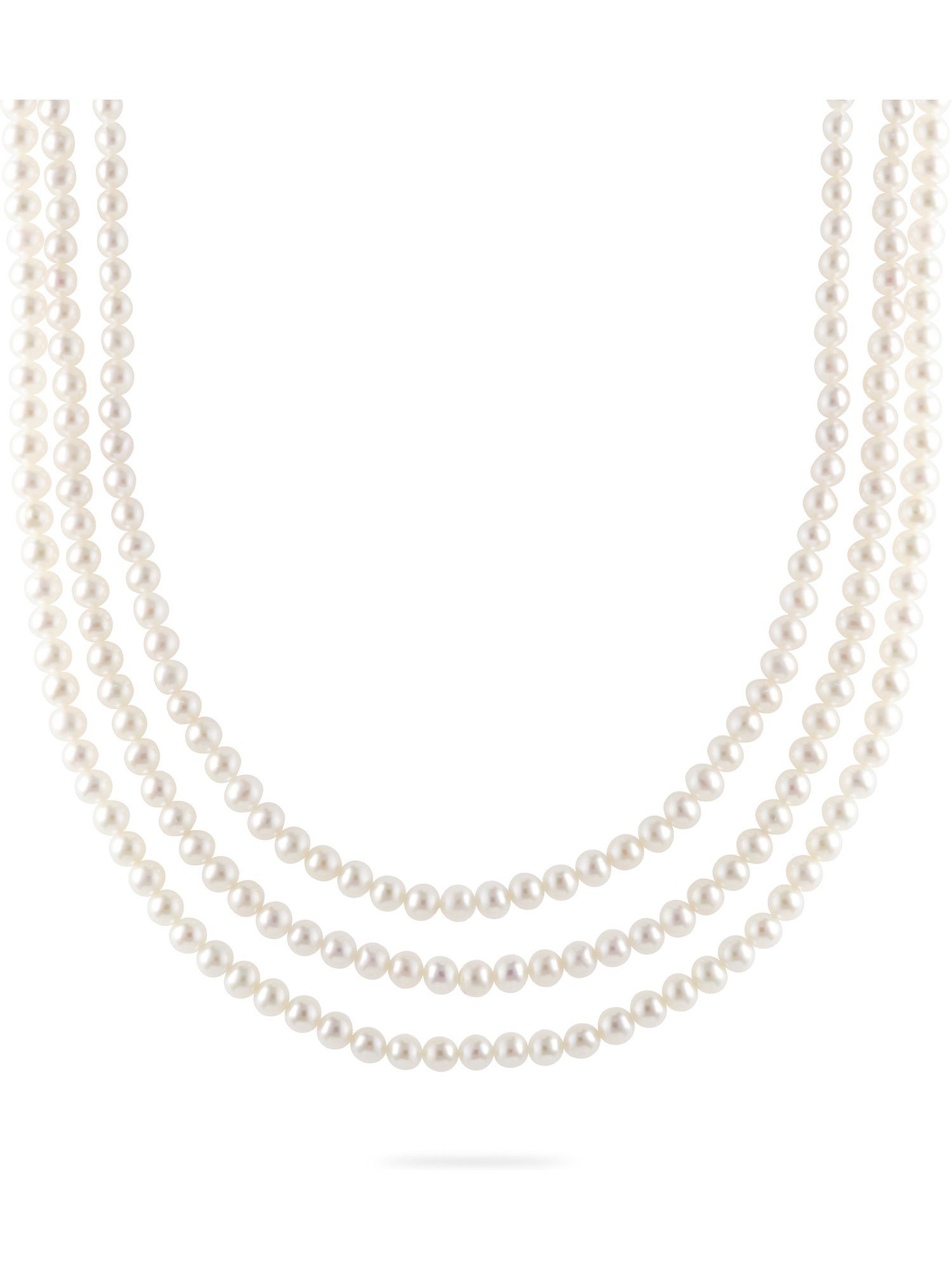 YAMOKO Collier YAMOKO Damen-Kette 585er Gelbgold Süßwasserperle