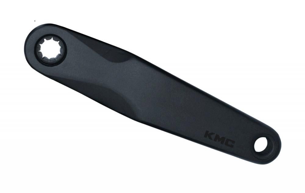 KMC Fahrradkurbel KMC E-Bike Kurbel-Set ISIS 175 mm Schwarz - Aluminium 7075 für Bosch G