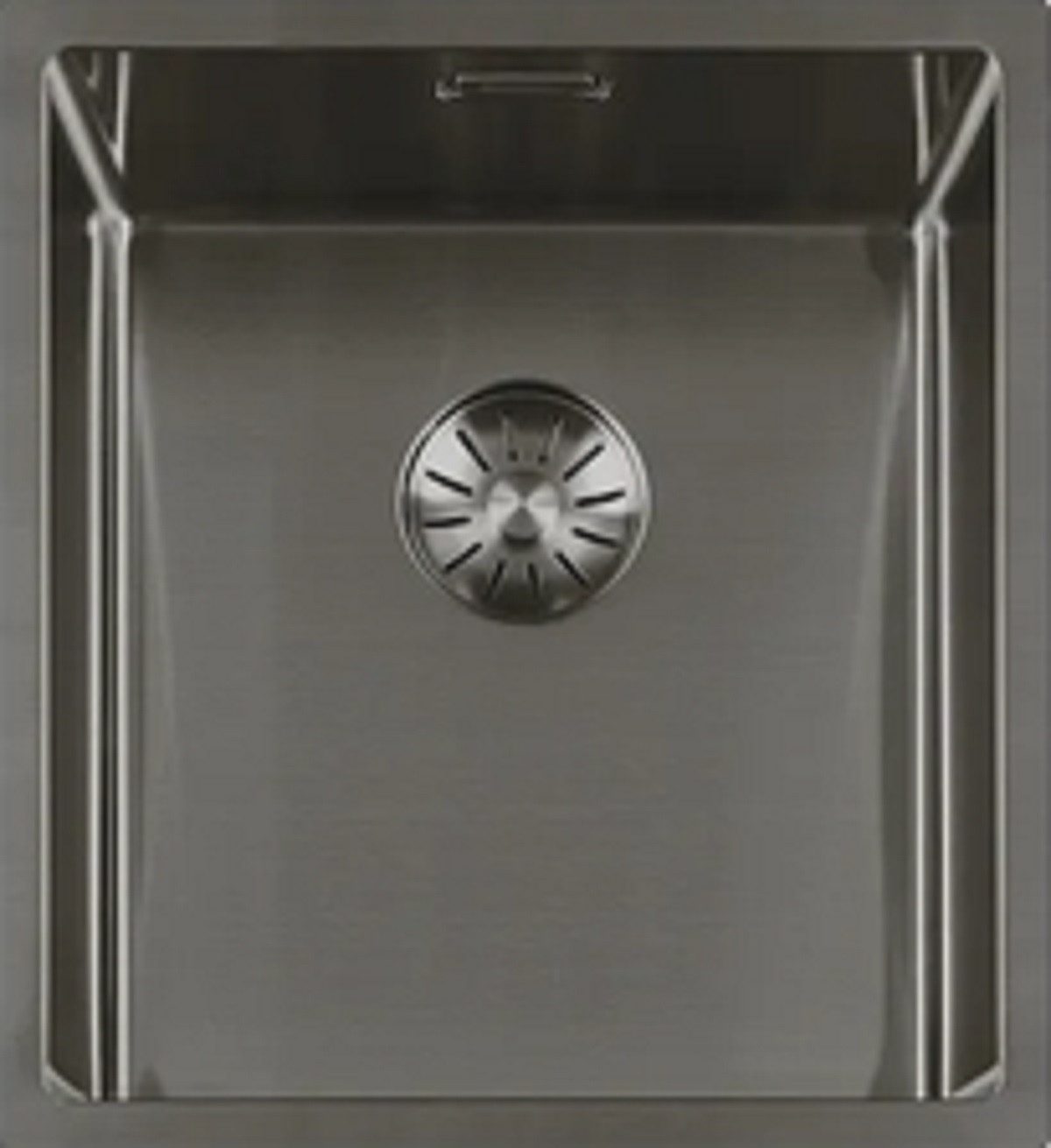 togo Küchenspüle 34SP-GunMetal, rechteckig, 38/44 cm, GunMetal Edelstahl Spüle