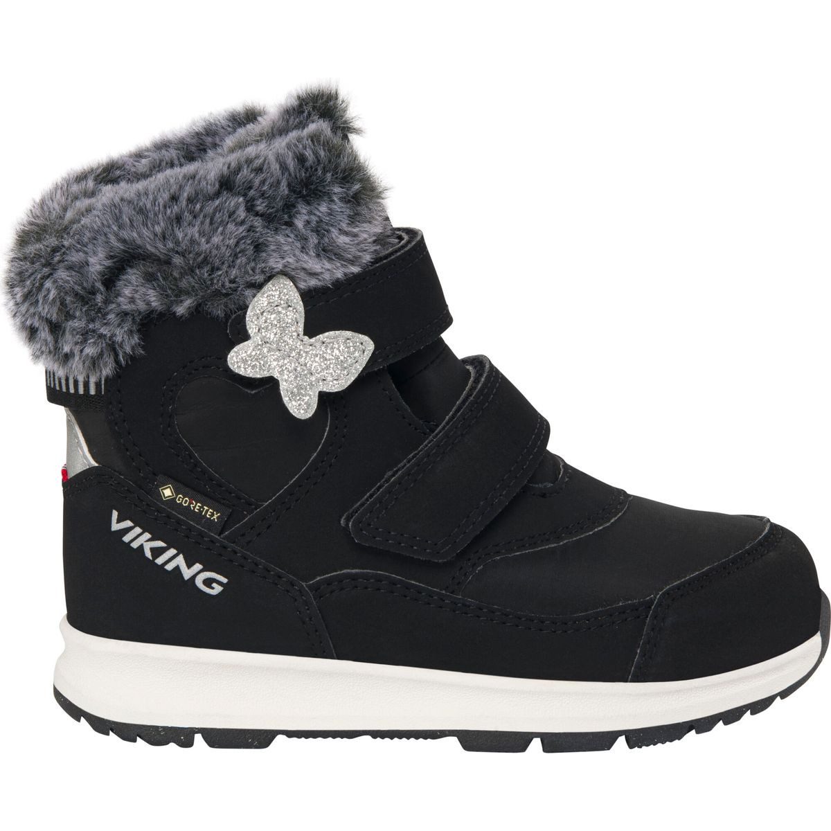 Viking Belle Butterfly Warm GTX 2V Winterstiefel Warmer, wasserdichter Mädchenschuh mit hohem Schnitt, reflektierenden