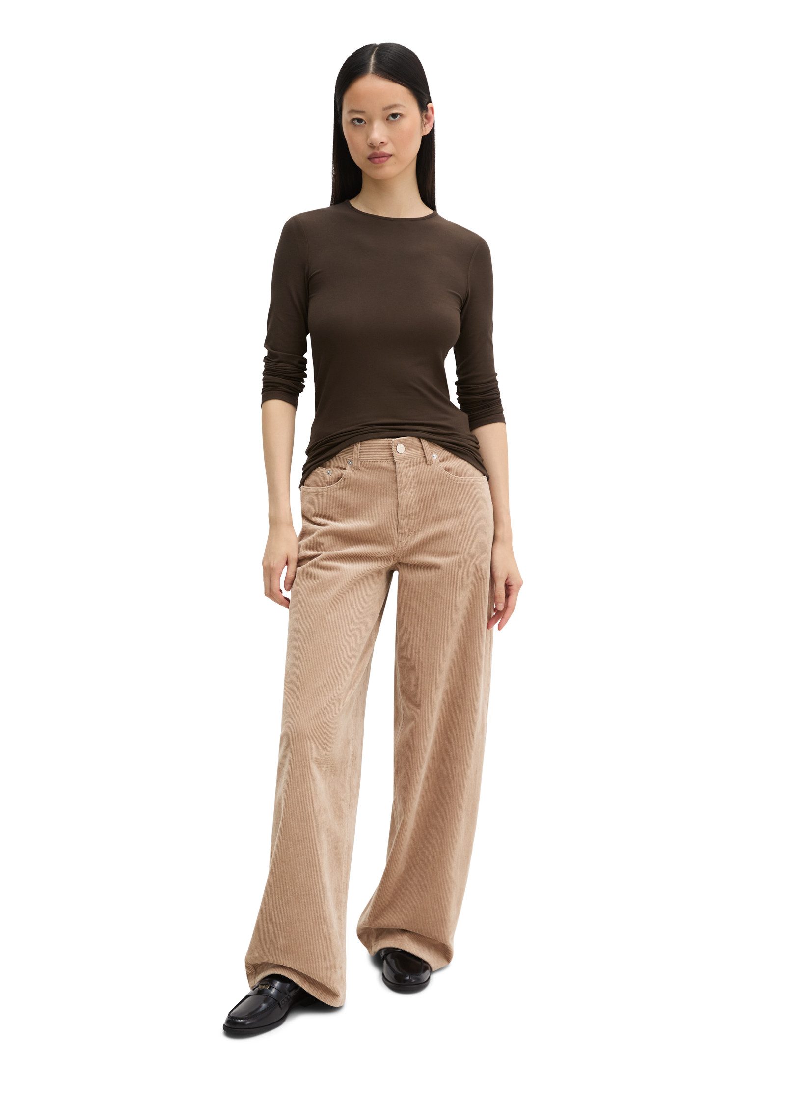 Marc O'Polo Langarmshirt aus TENCEL™ Modal-Stretch – Bild 5 von 5