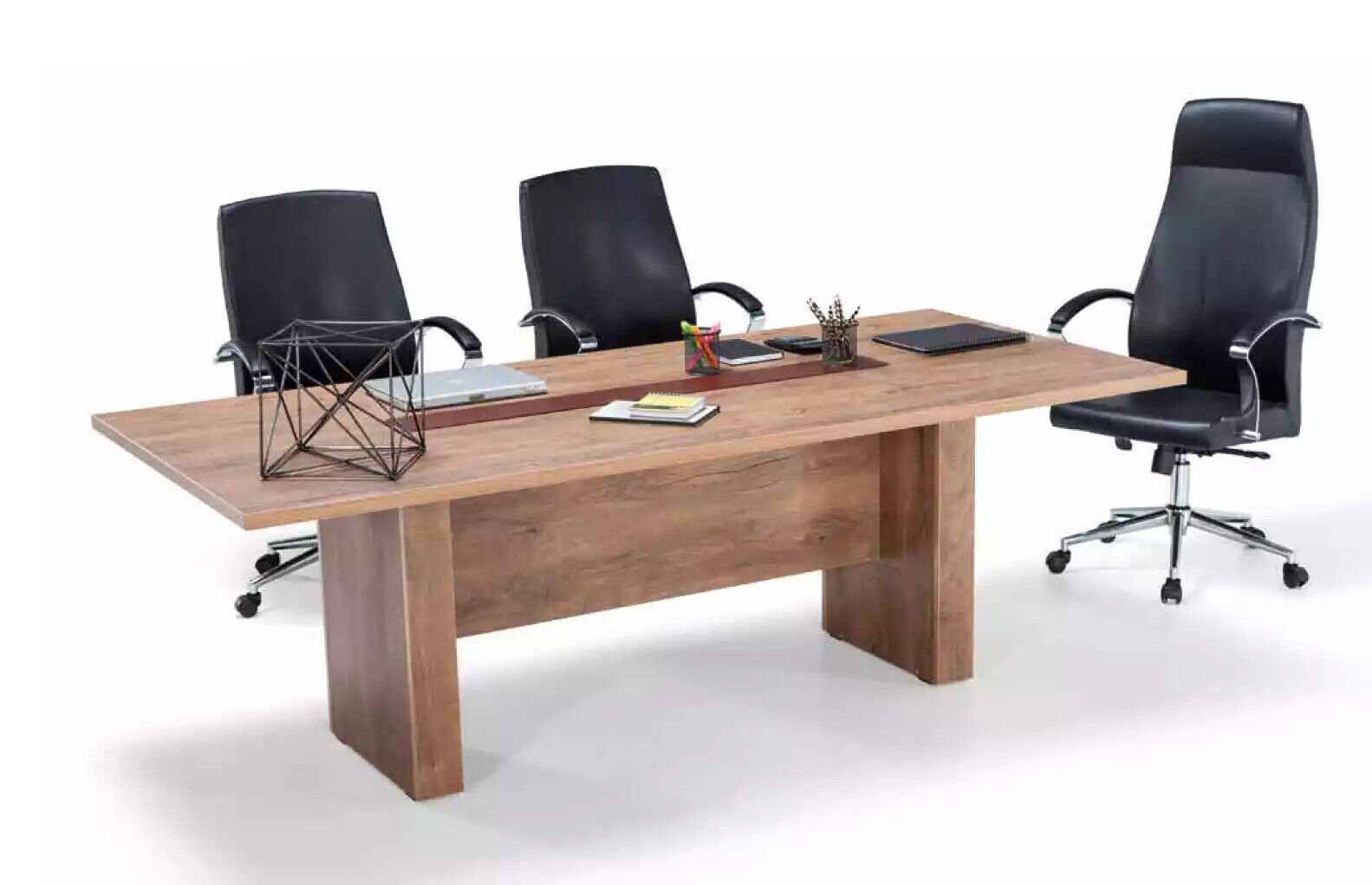 (1-St., Konferenztisch), Luxus Moderner Made Konferenztisch nur Europa JVmoebel Brauner in 1x Büro Besprechungstisch Konferenztisch
