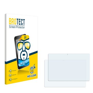 BROTECT Schutzfolie für SZTPS Tablet 10.1", Displayschutzfolie, 2 Stück, Folie klar