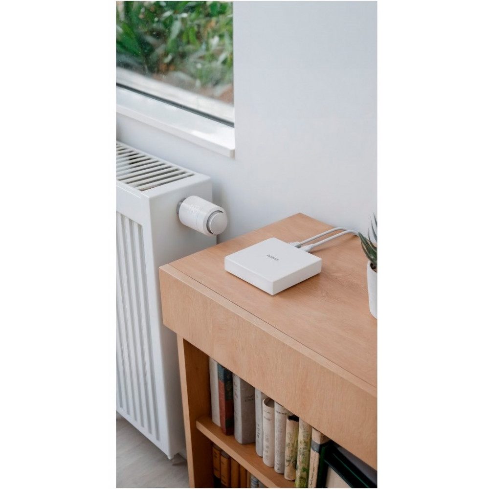 Hama WLAN-Steuerungsmodul Hama Smart-Home-Hub Zentraleinheit weiss - Smart-Home-Gerät., Smart-Home-Hub von Hama, Unterstützt Matter Standard und Sprachsteuerung