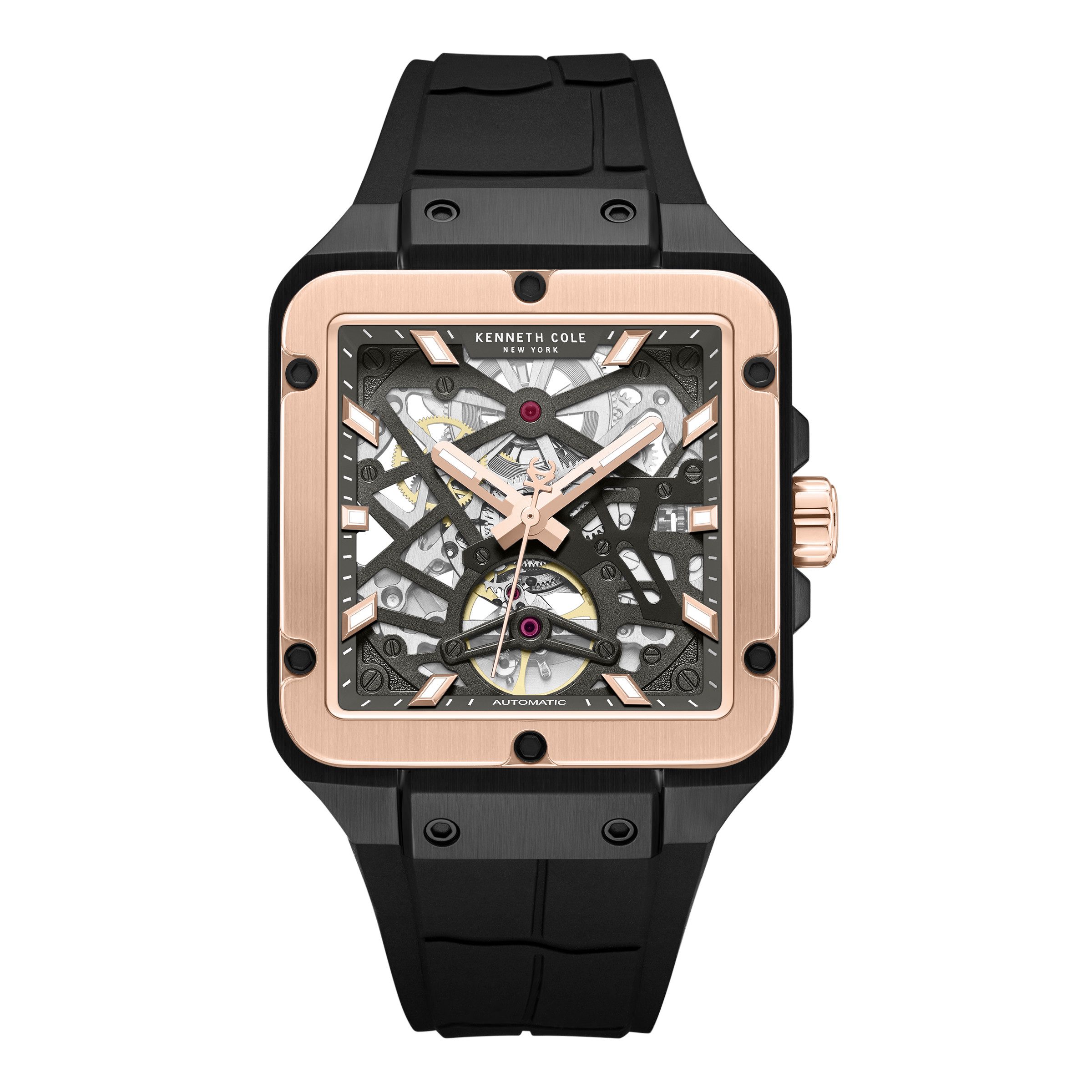 Kenneth Cole Automatikuhr Automatikuhr Herrenuhr 53,5 mm Automatik Herren