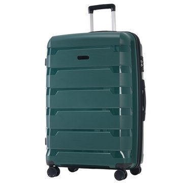 XDeer Koffer 3-teiliger Koffer PP-Materialkoffer Innenfächer Universalräder, Doppelräder Koffer mit TSA-Schlössern M-L-XL