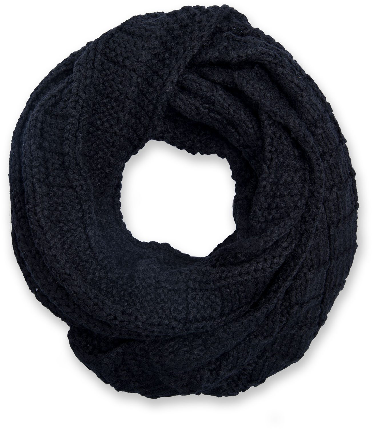 Strickschal Strick Loop mit Karomuster
