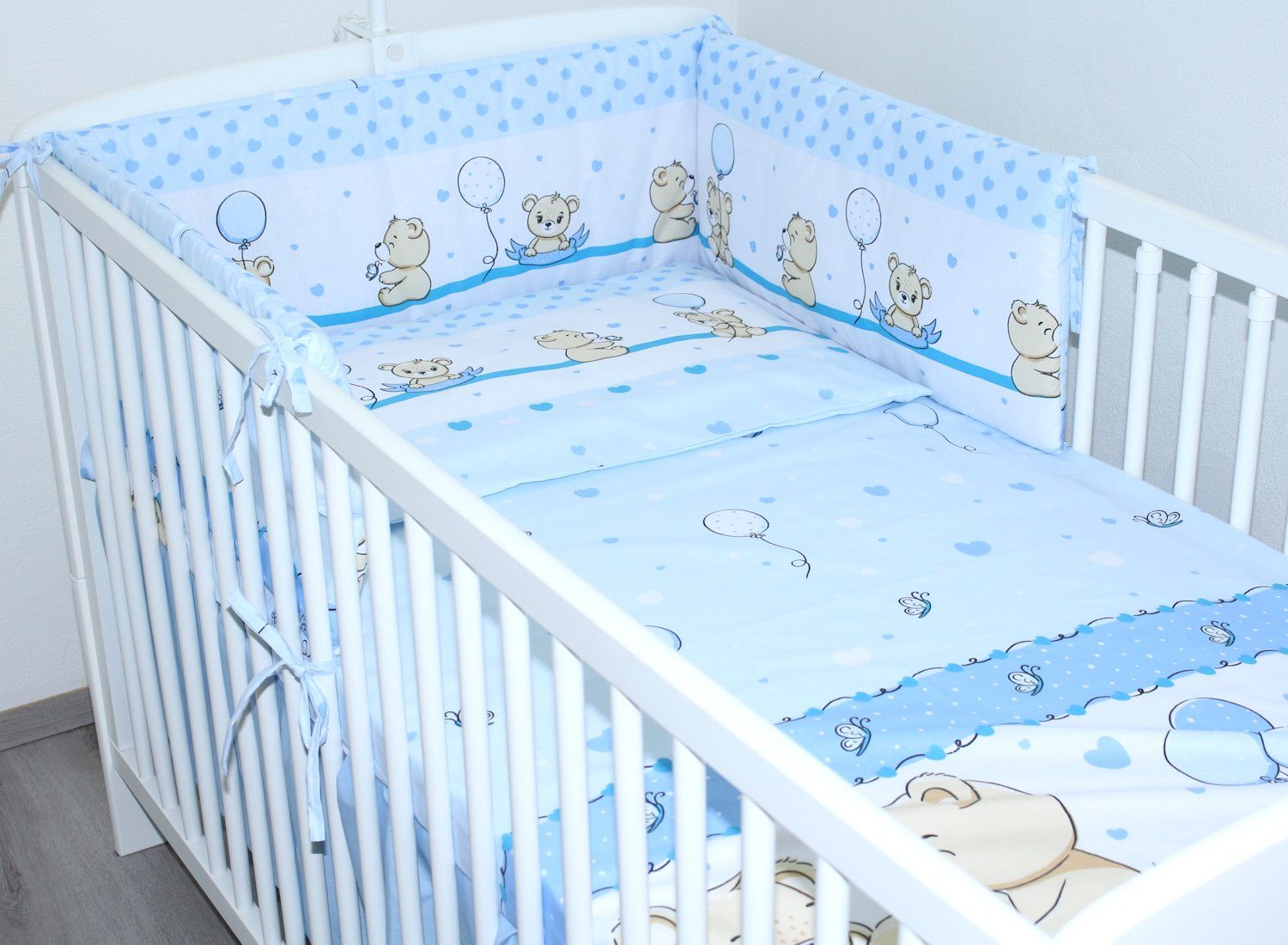 Primawela Babybettwäsche 3 teiliges Baby Bettset günstig online kaufen