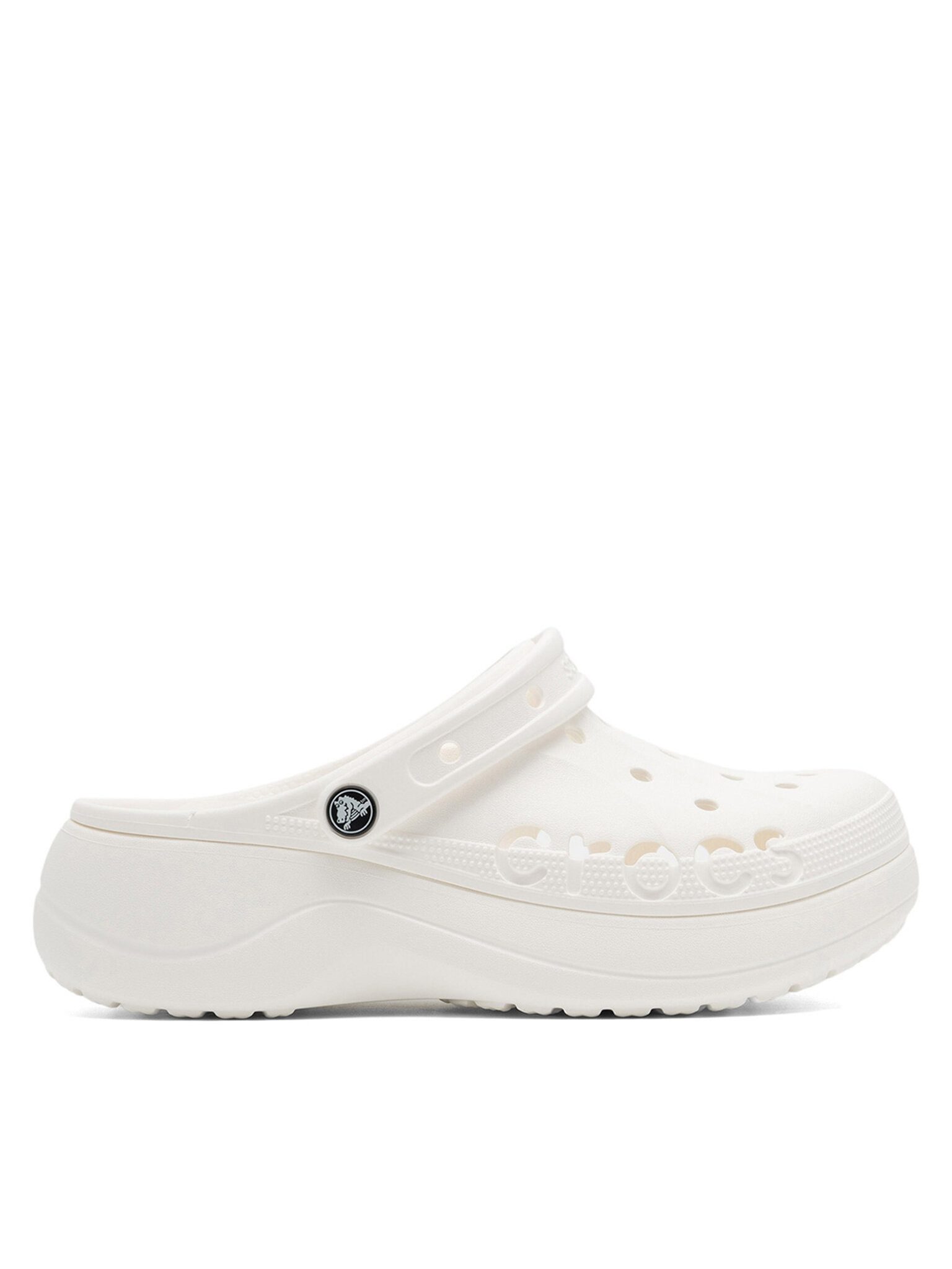 Crocs Crocs Damen Flip-Flops Crocs-C-BAYA PLATFORM CLOG 208186-100 Weiß Weiß Badepantolette