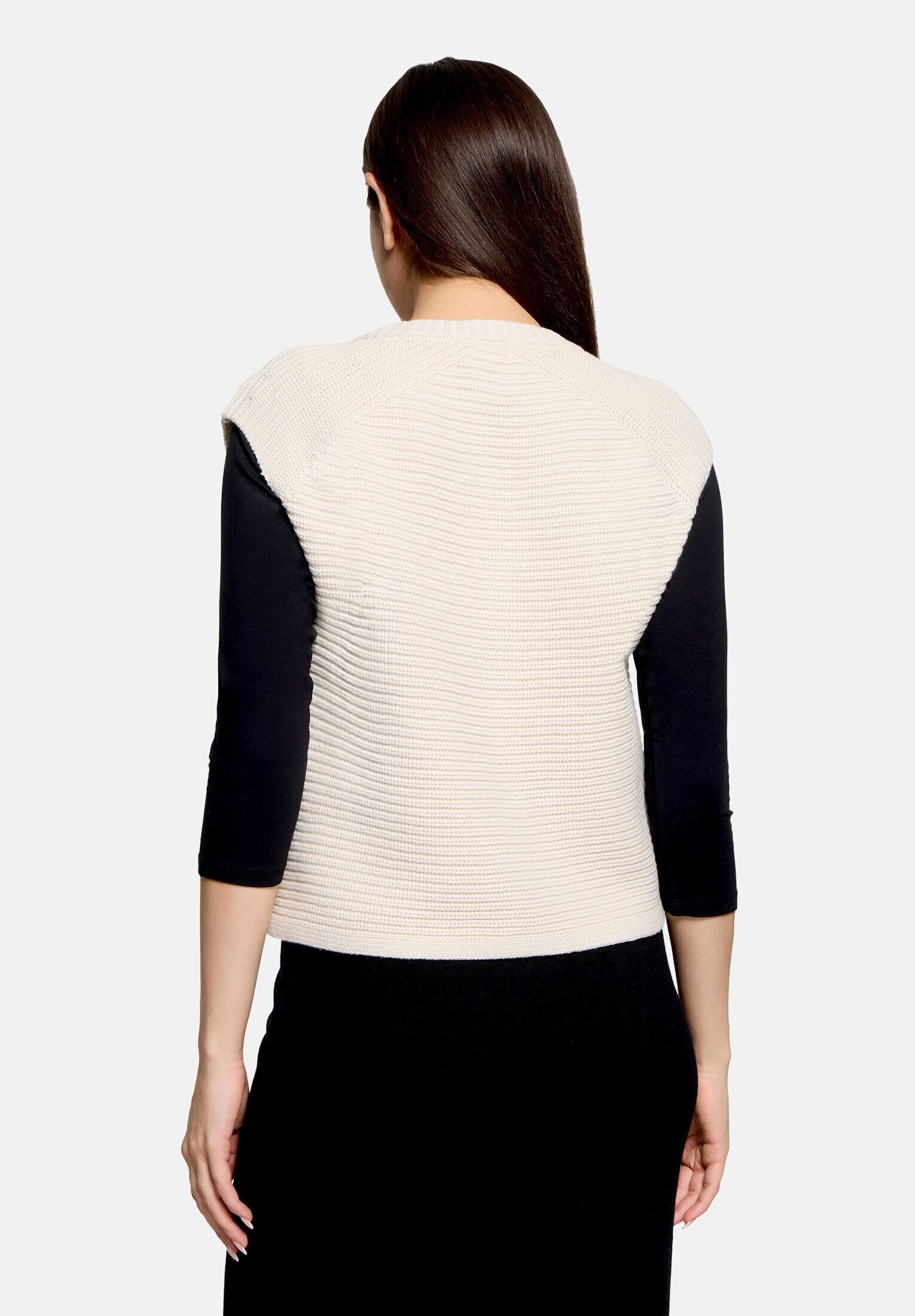 Betty Barclay Strickjacke Damen ohne Arm (1-tlg)