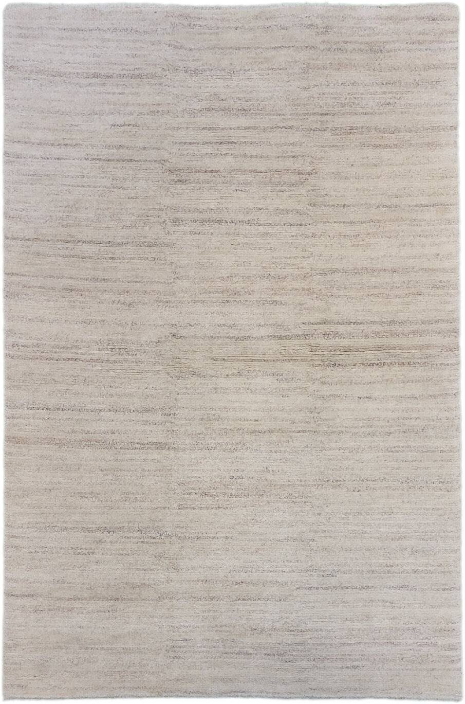 Teppich KHANGRI UNI, Rug Studios, Rechteckig, Höhe: 17 mm, Esszimmer, Flur, Handgeknüpft, Schlafzimmer, Waschbar, weich, Wohnzimmer, 200 x 300 cm, beige