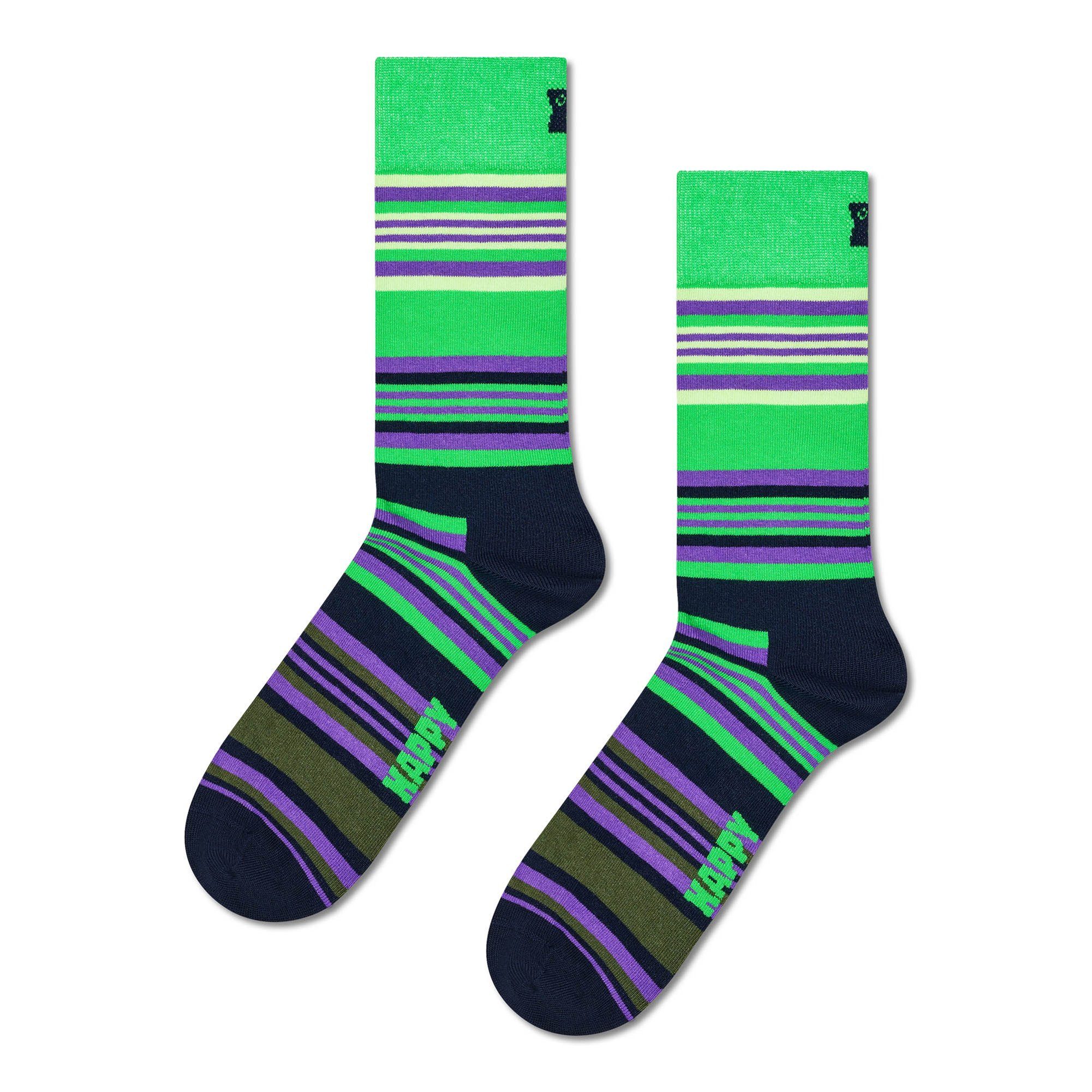 Happy Socks Kurzsocken Unisex Socken 3er Pack Baumwolle (Packung, 3er Pack)