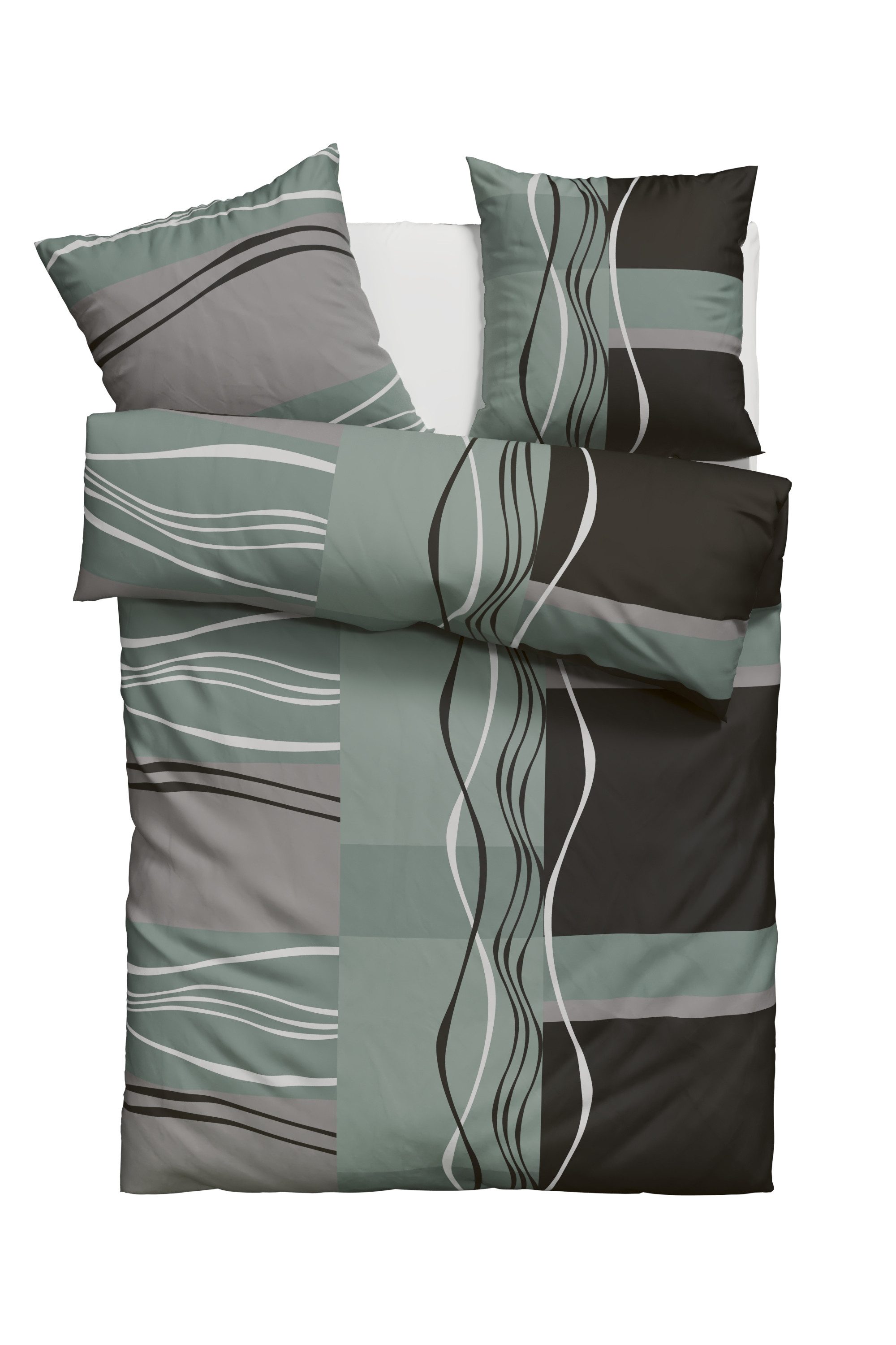 my home Bettwäsche Kelian, Polycotton recycelt, 2 teilig, in verschiedenen günstig online kaufen