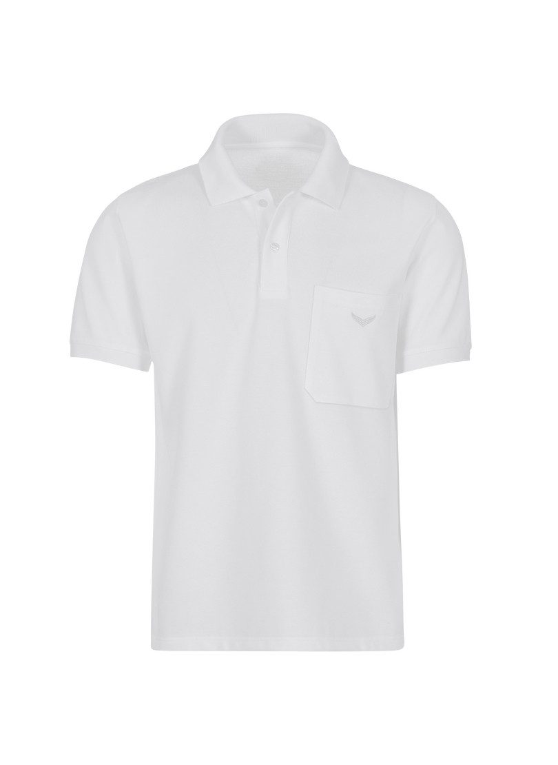 Trigema Poloshirt TRIGEMA Polohemd mit Brusttasche (1-tlg) – Bild 2 von 5