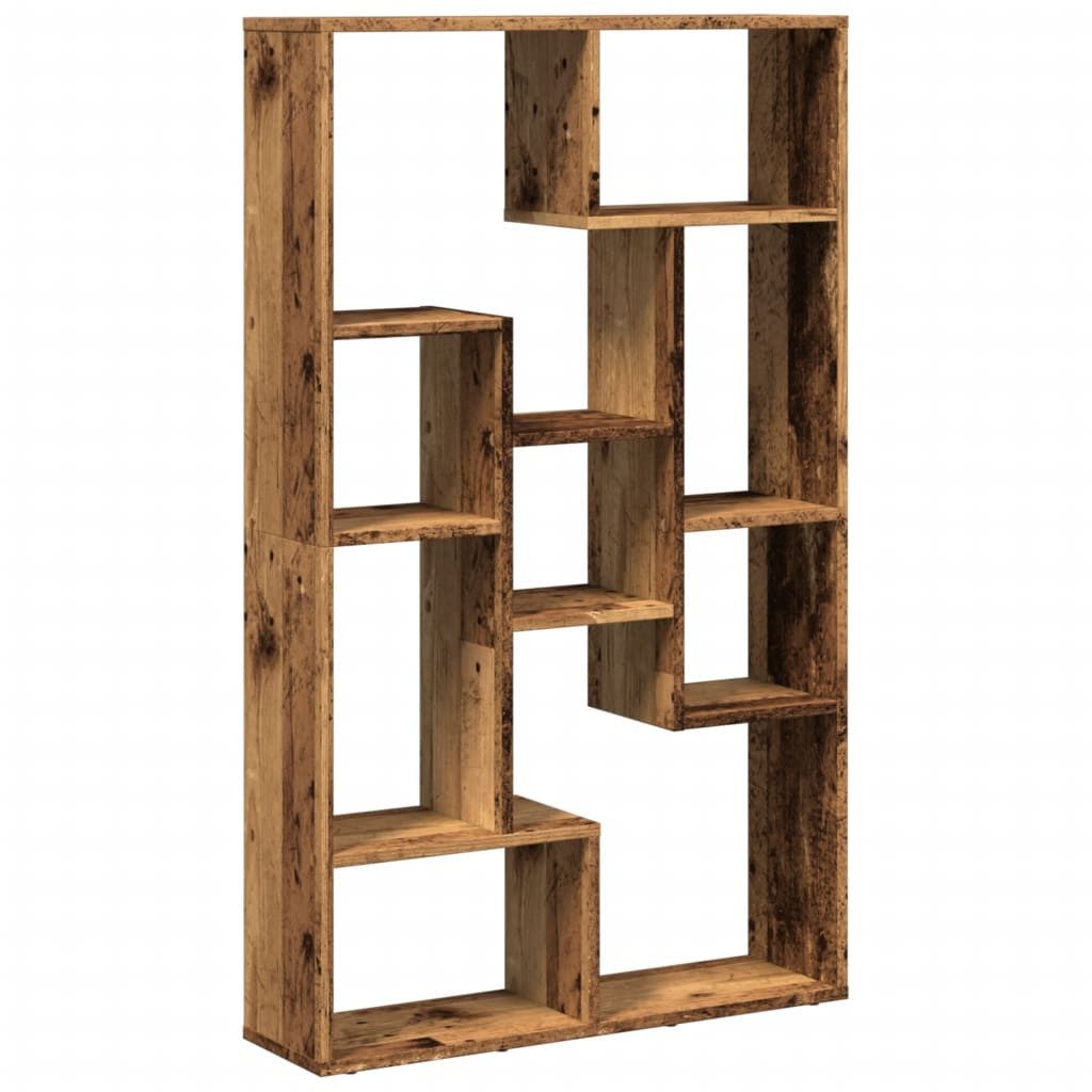 vidaXL Bücherregal Bücherregal Altholz-Optik 72x20x120 cm günstig online kaufen