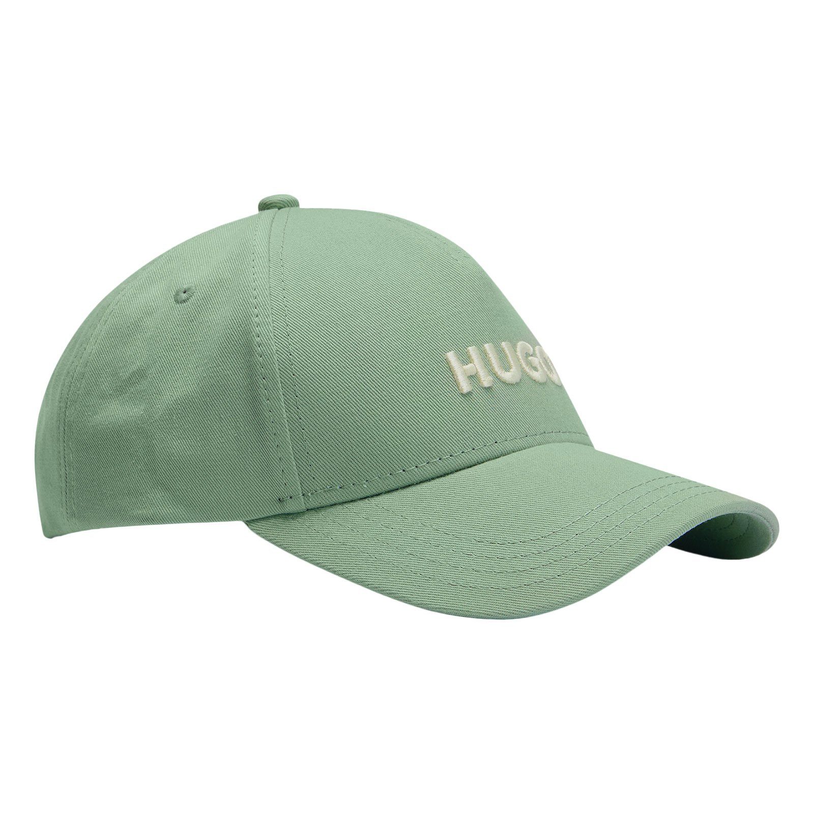 HUGO Snapback Cap Basecap mit gesticktem 330 pastel green Markenlogo light