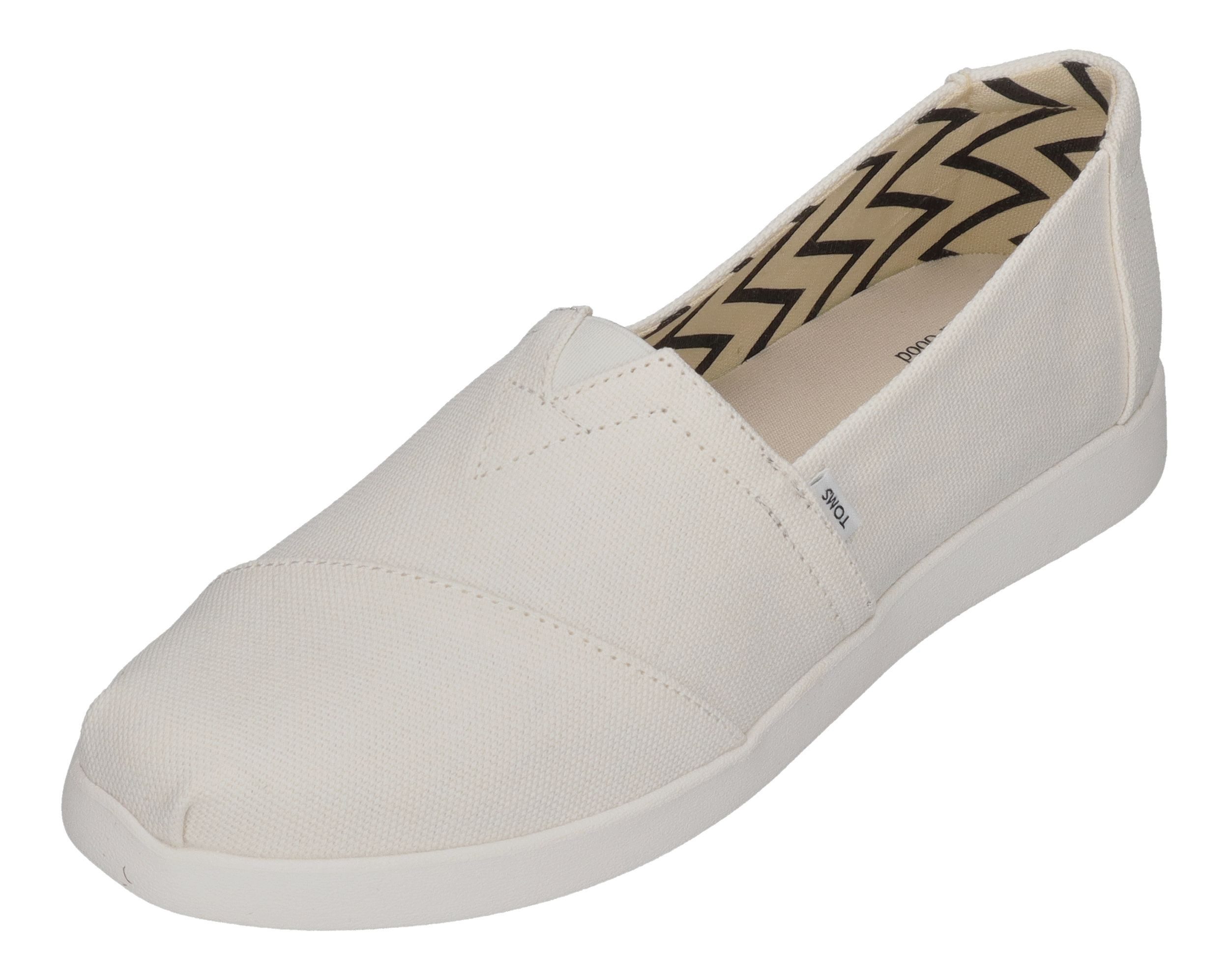 TOMS ALPARGATA PLUS Espadrille White Recycled Cotton