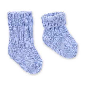 Hofbrucker seit 1948 Haussocken Baby Socken Kaschmir Himmelblau 0 - 6 Monate