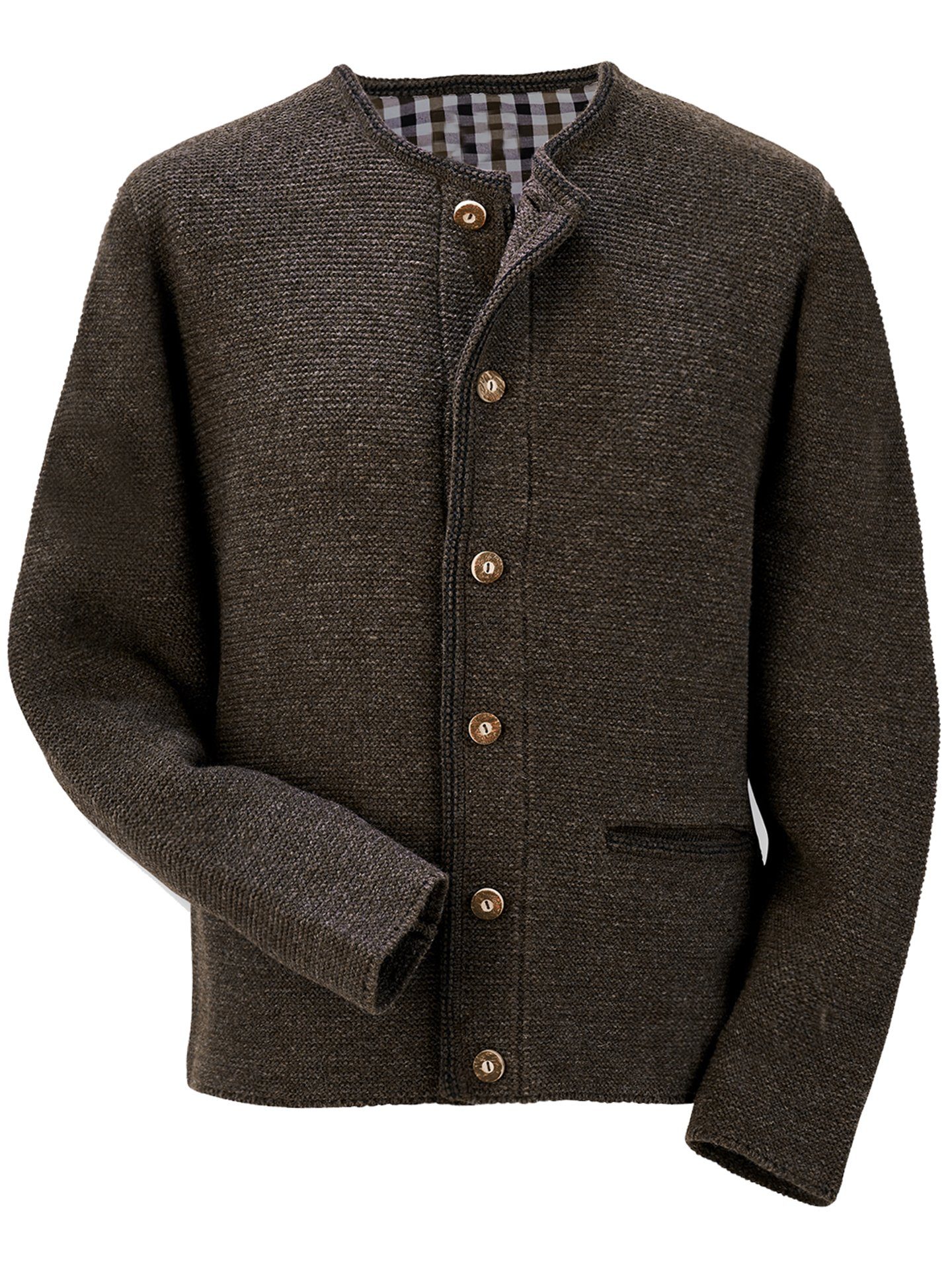 Moschen-Bayern Trachtenstrickjacke Trachtenjacke Herren Trachtenstrickjacke Trachtenjanker Strickjacke mit Knopfleiste