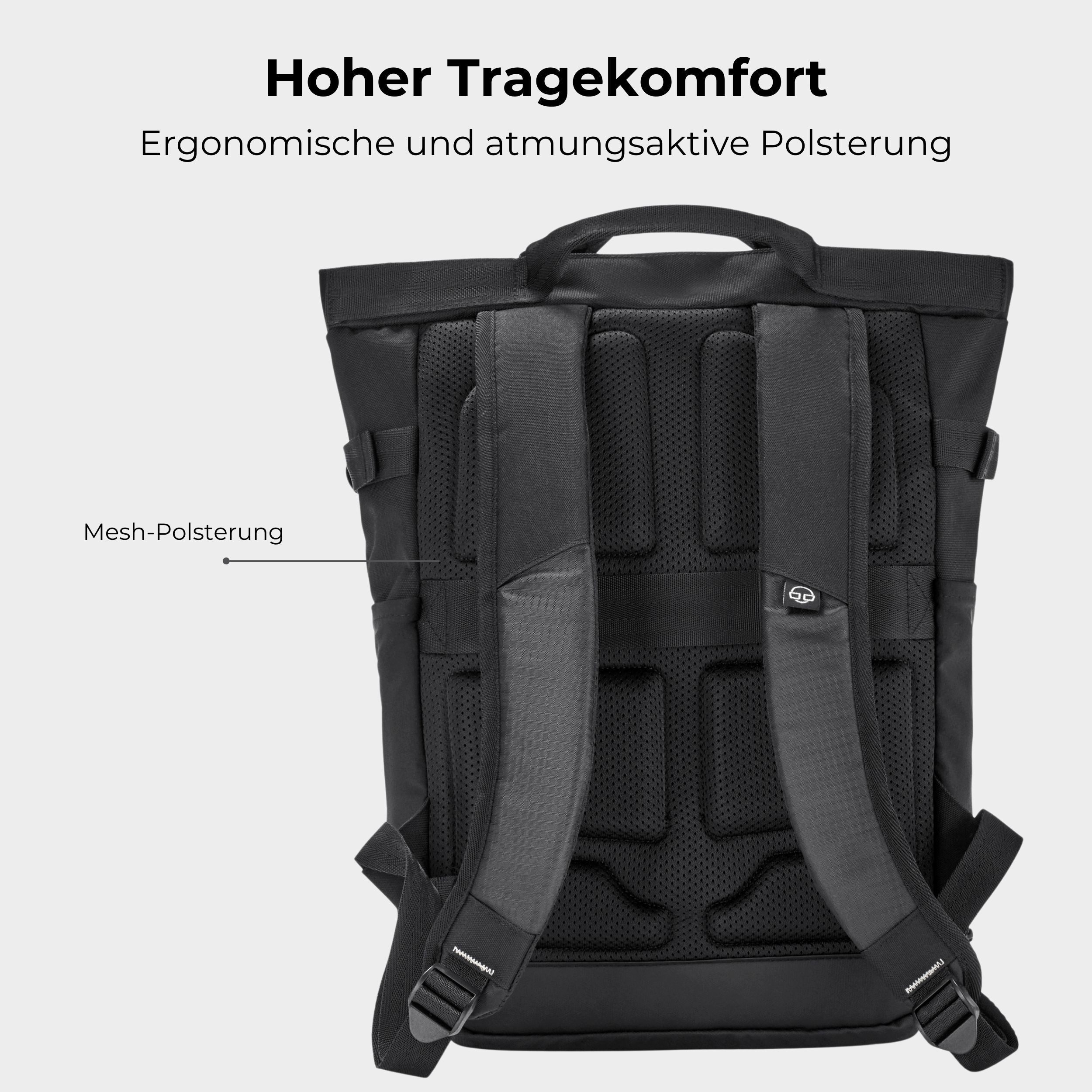 Johnny Urban Cityrucksack Harper Tagesrucksack für Damen & Herren (1-tlg), Sportlicher Tote Bag Rucksack, Praktischer Daypack, Wasserabweisend