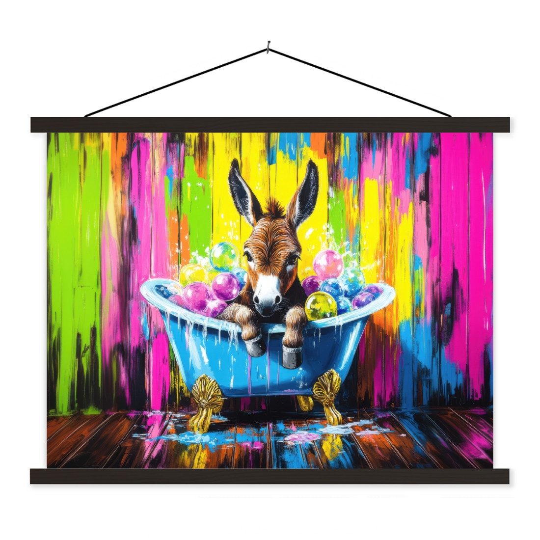 Esel - Badewanne | Schwarz