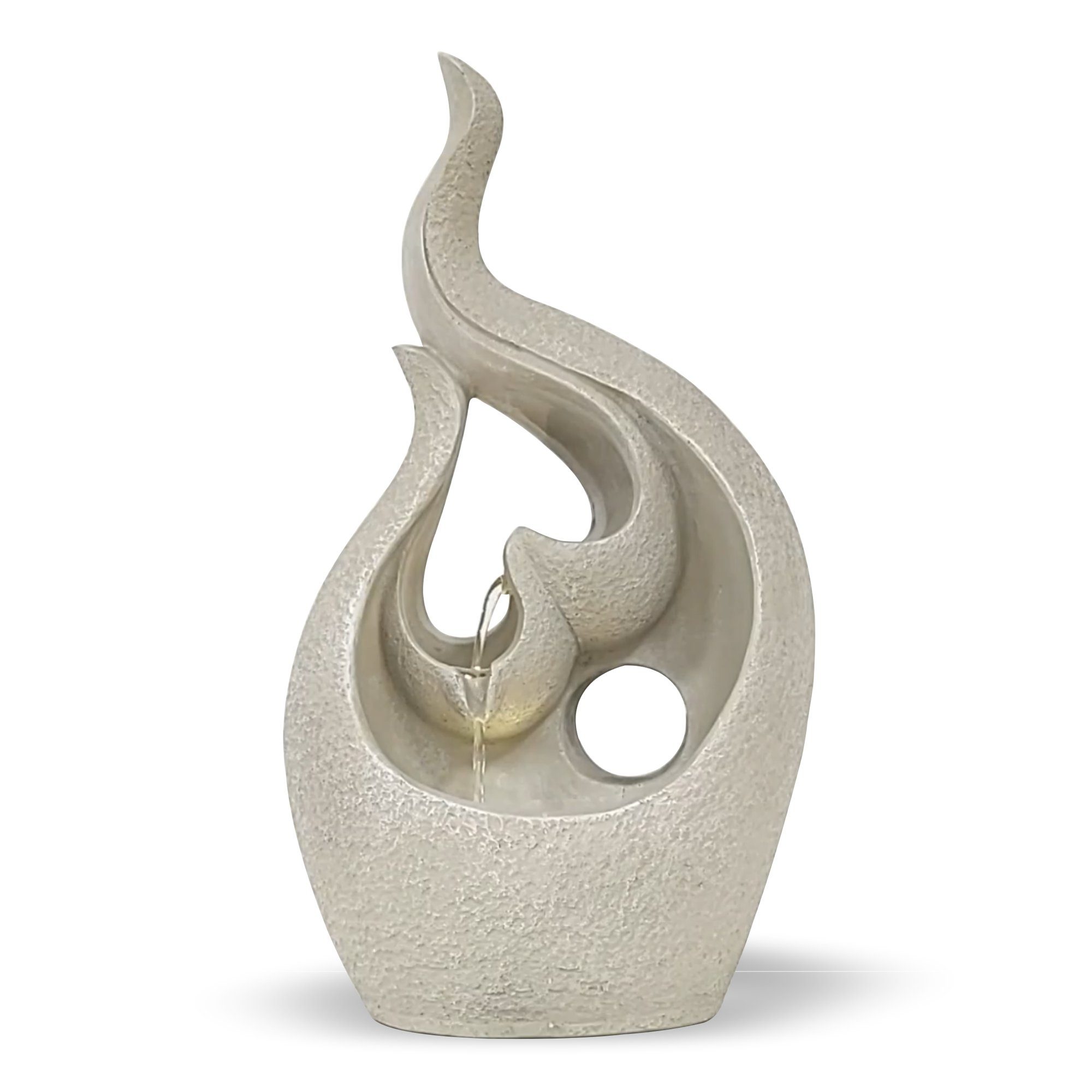 NATIV Zimmerbrunnen Tischbrunnen Flames, mit LED Beleuchtung, 26,00 cm Brei günstig online kaufen