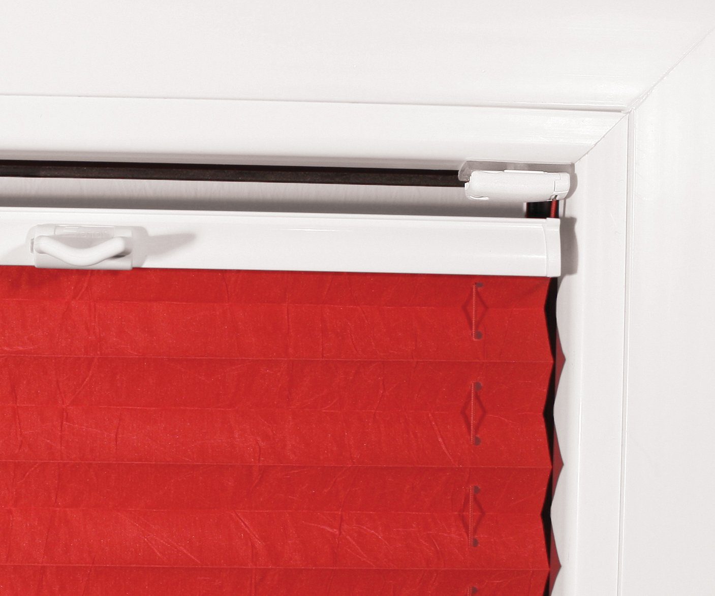 nodeko Klebe-Plissee 4 Stück transparente Klebehalter für Plisseeanlagen, Plissee-Klebeträger, keine Beschädigung des Fensterrahmens durch Bohrlöcher – Bild 5 von 5