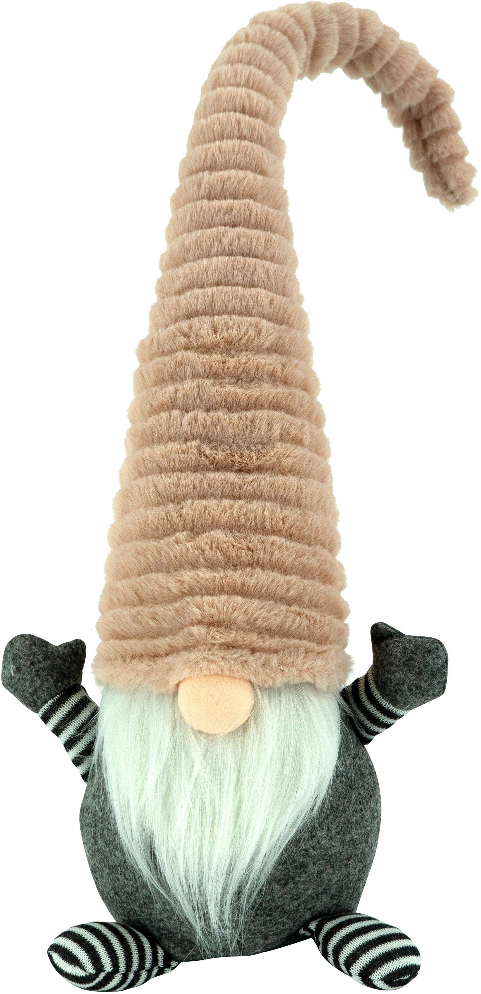 NOOR LIVING Dekofigur (1 Stück), Wichtel aus Filz und Plüsch, Höhe ca. 63 cm-Otto