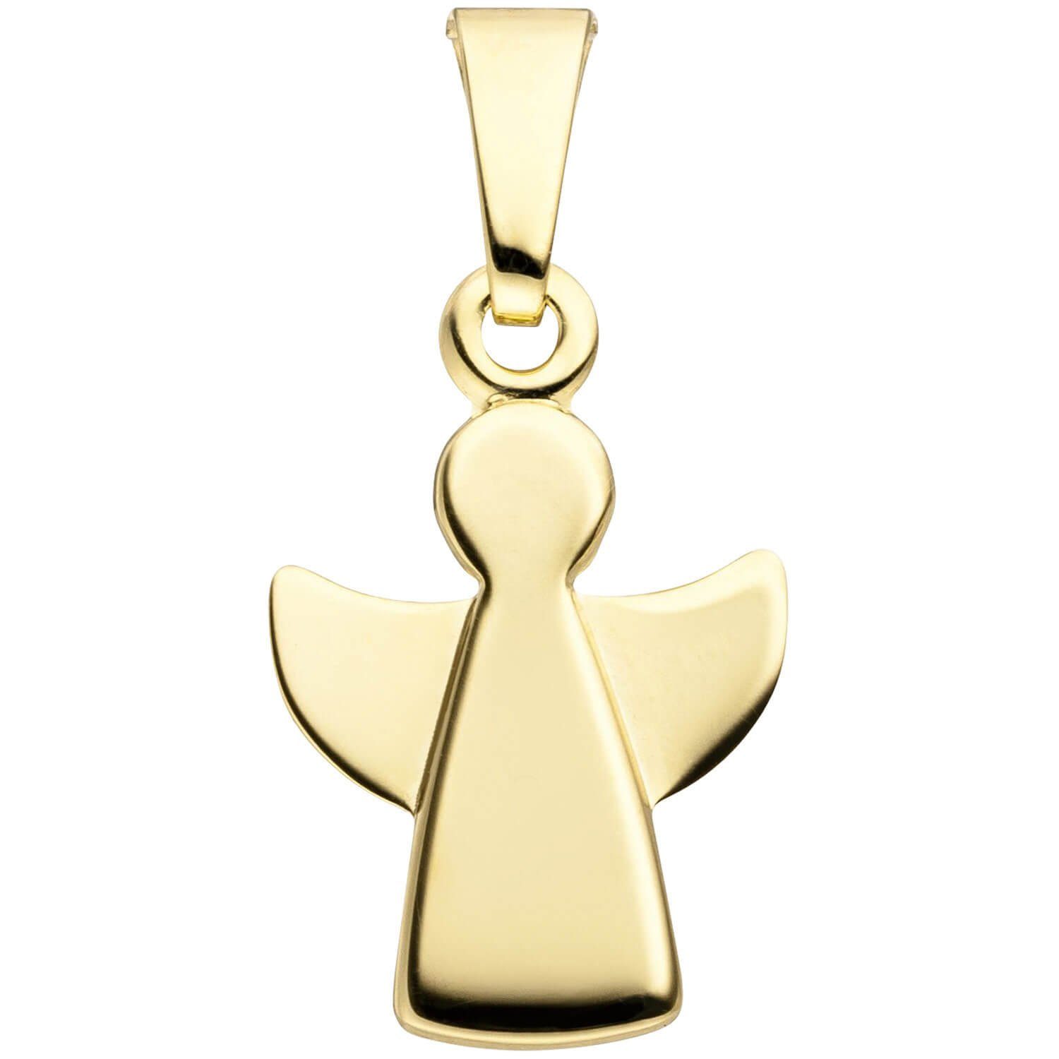 Schmuck Krone Kettenanhänger Anhänger Engel Schutzengel aus 333 Gelbgold, G günstig online kaufen