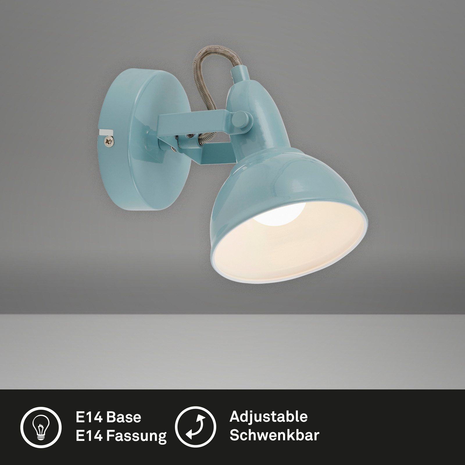 Briloner Leuchten Deckenleuchte Deckenlampe Wandlampe Innen Wohnzimmer E14, günstig online kaufen