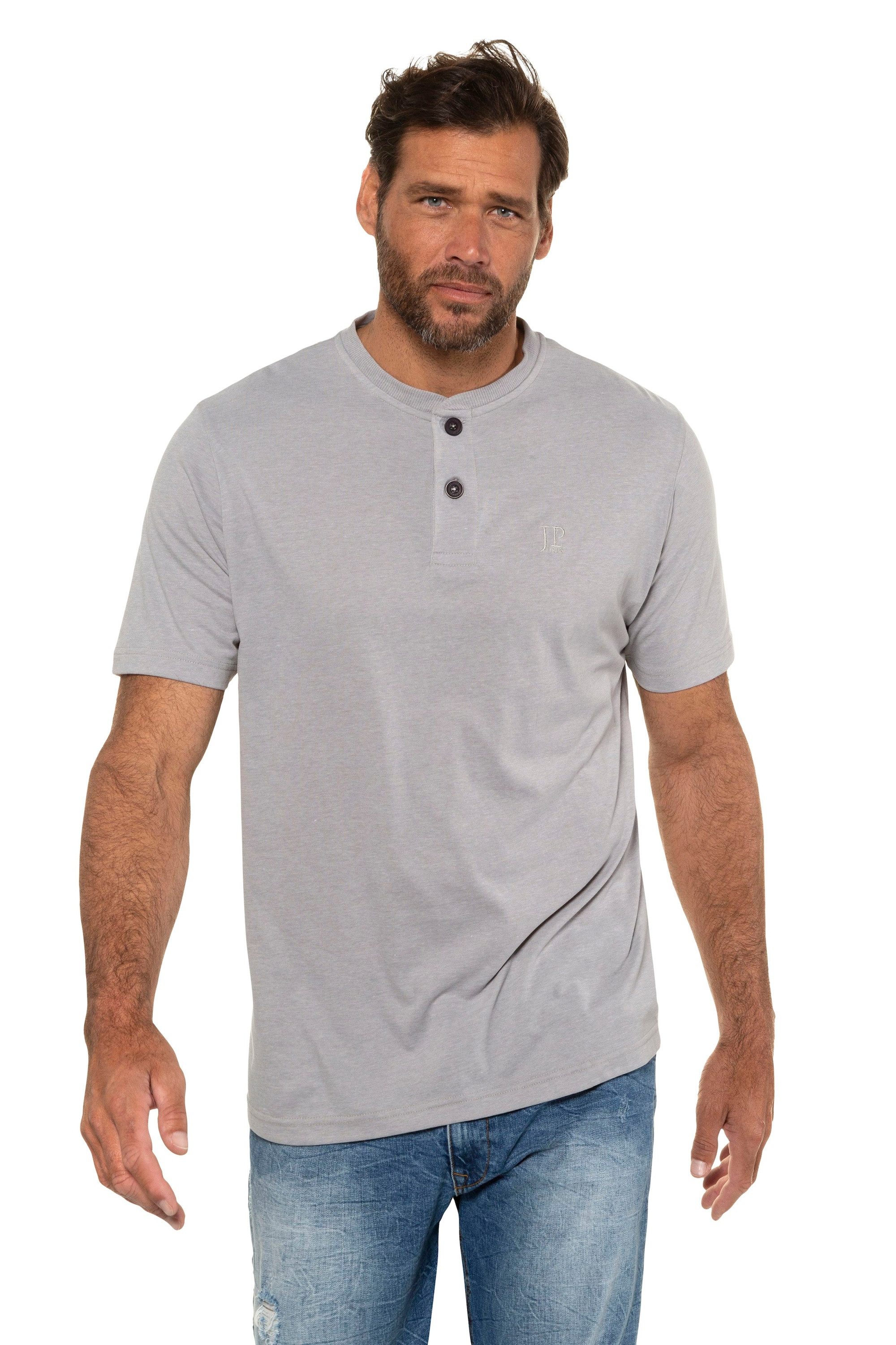JP1880 T-Shirt Henleys Basic 2er-Pack Rundhals günstig online kaufen