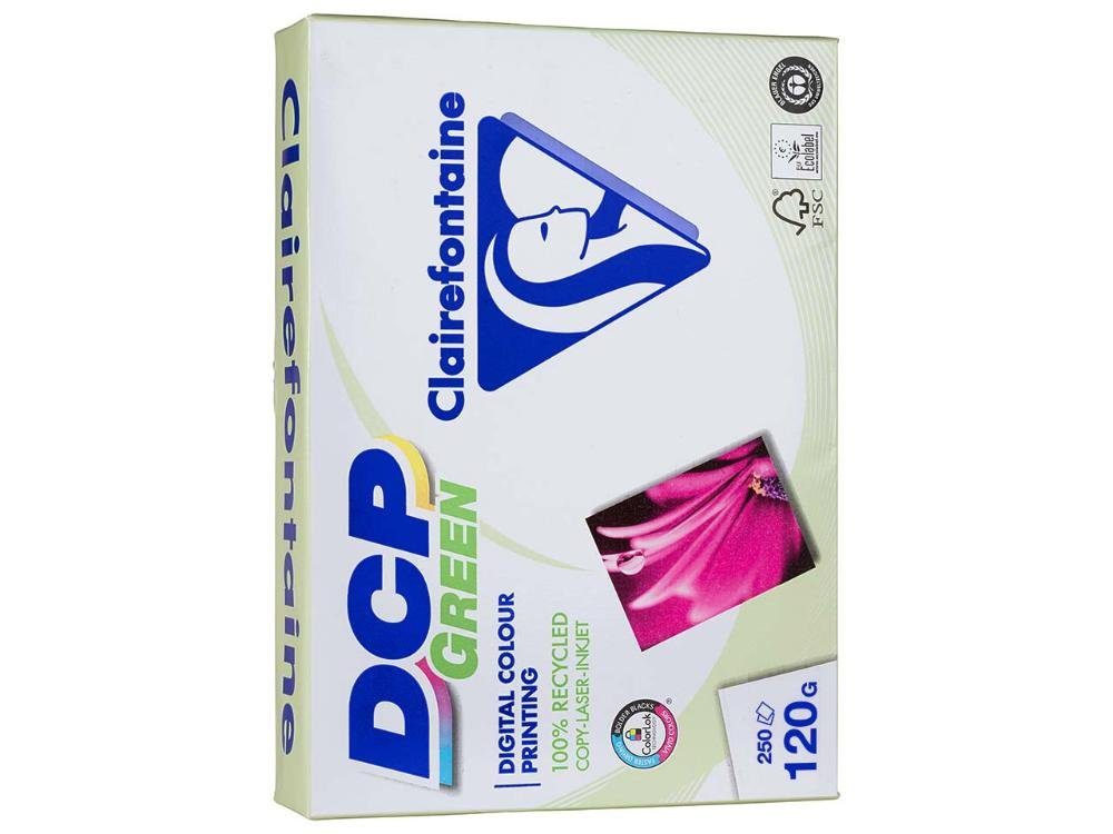 'DCP Recycling-Laserpapier CLAIREFONTAINE Laser-Druckerpapier Clairefontaine Green'