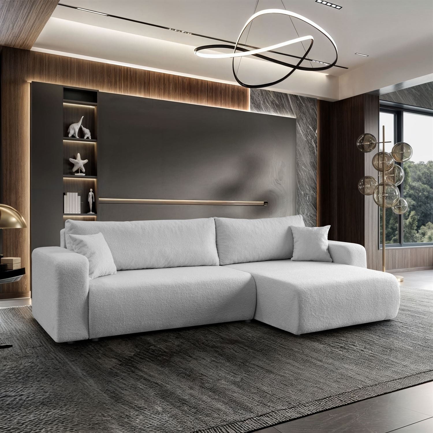 Lookway Ecksofa VESPO XL Moderne Wohnlandschaft günstig online kaufen