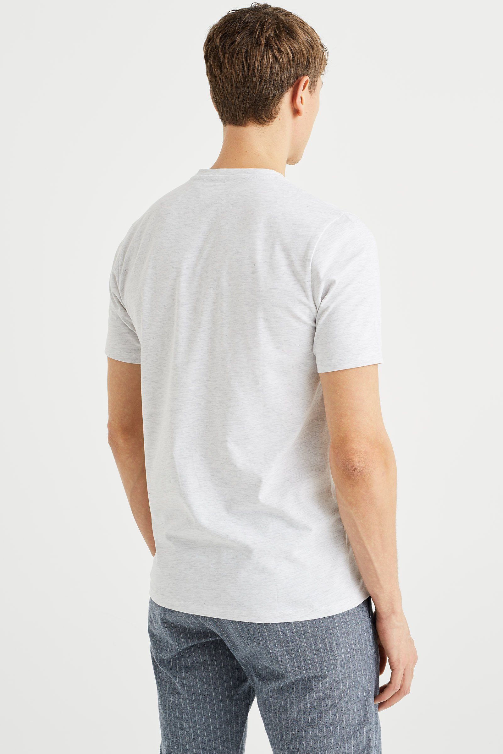 WE (1-tlg) Elfenbein T-Shirt Fashion