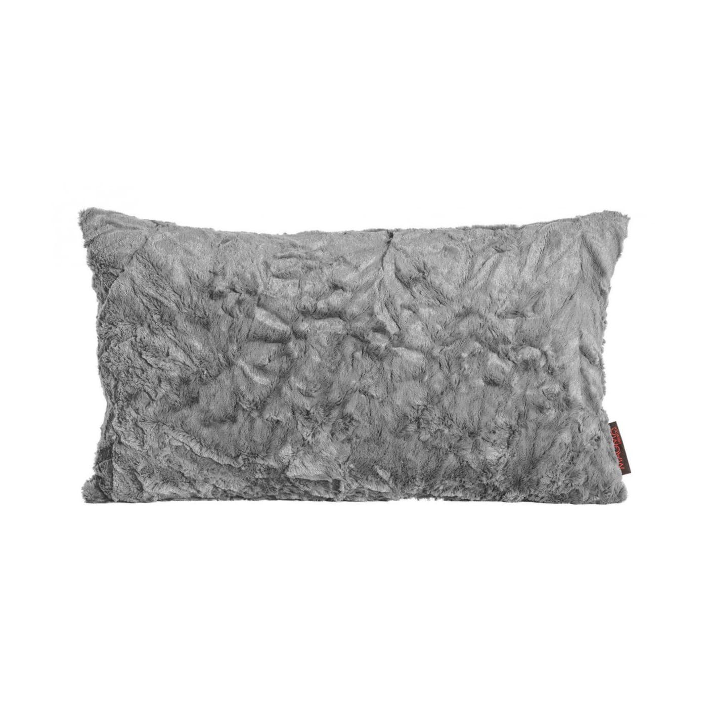 Magma Heimtex Zierkissen Magma Kissen Fluffy Mittelgrau 30 x 50 cm günstig online kaufen