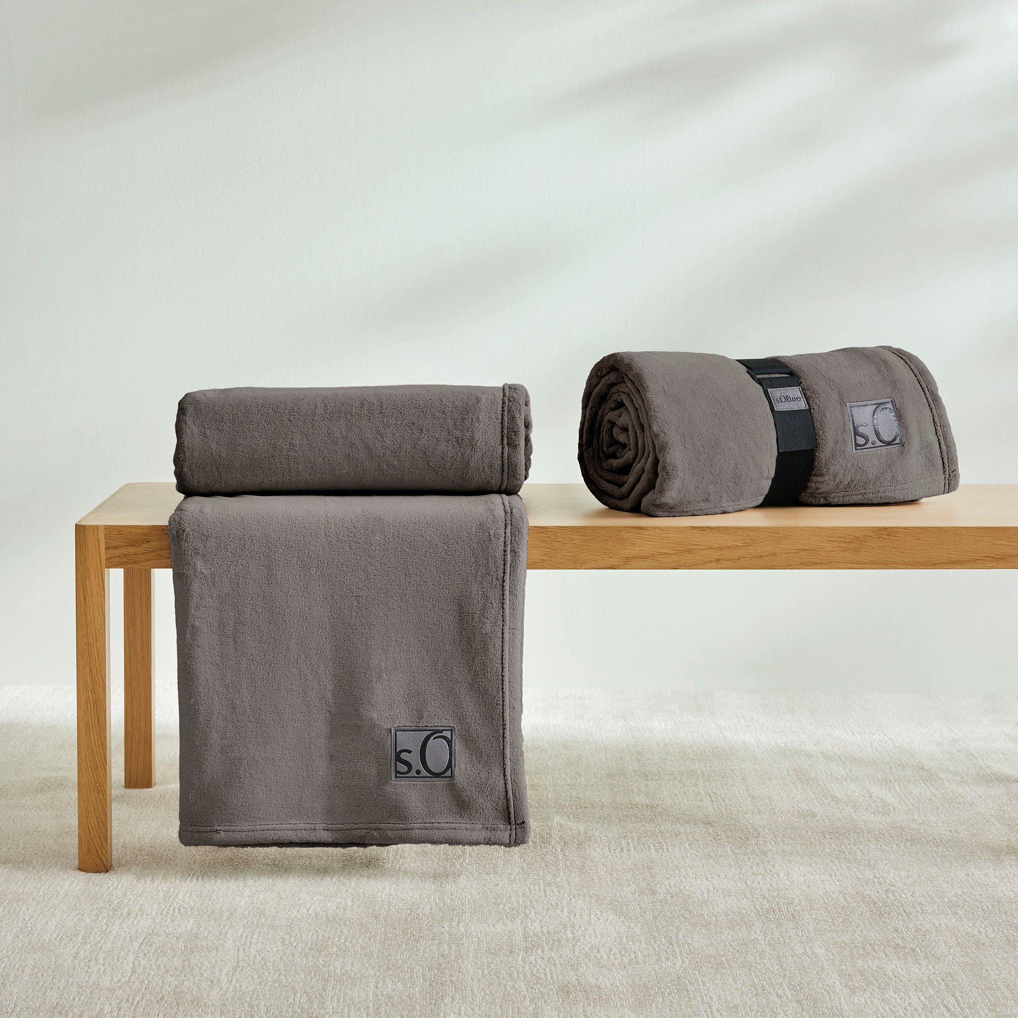 Wohndecke s.Oliver Decke Kuschelsoft, s.Oliver, 150 x 200 cm (Breite x Läng günstig online kaufen