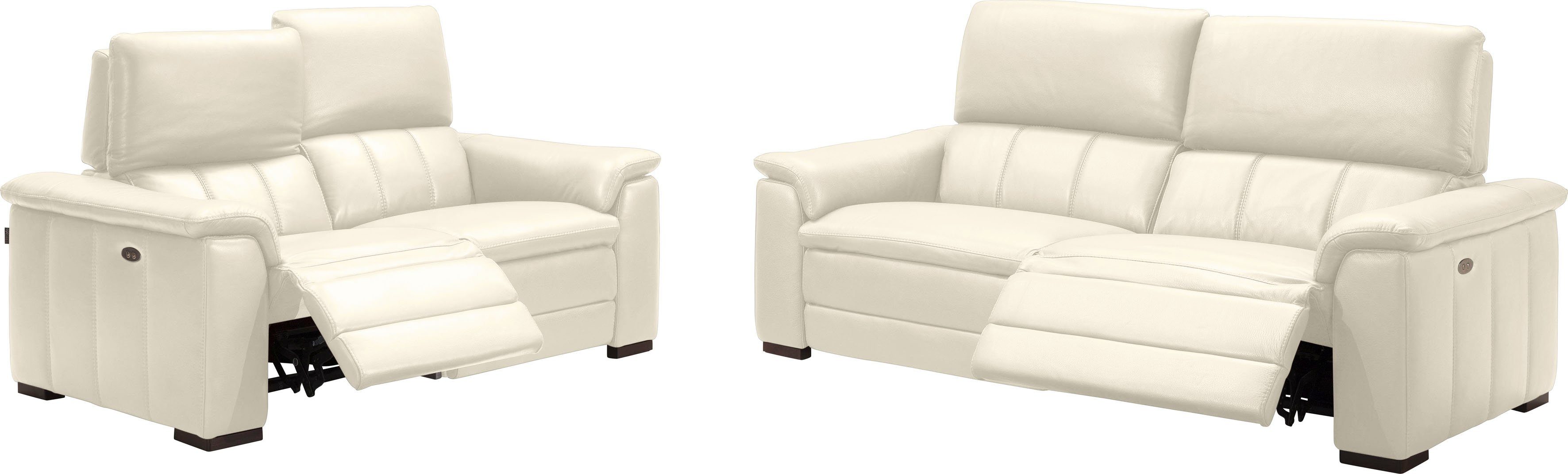 Egoitaliano Polstergarnitur Capucine, bestehend aus einem 2-Sitzer und einem 2,5-Sitzer