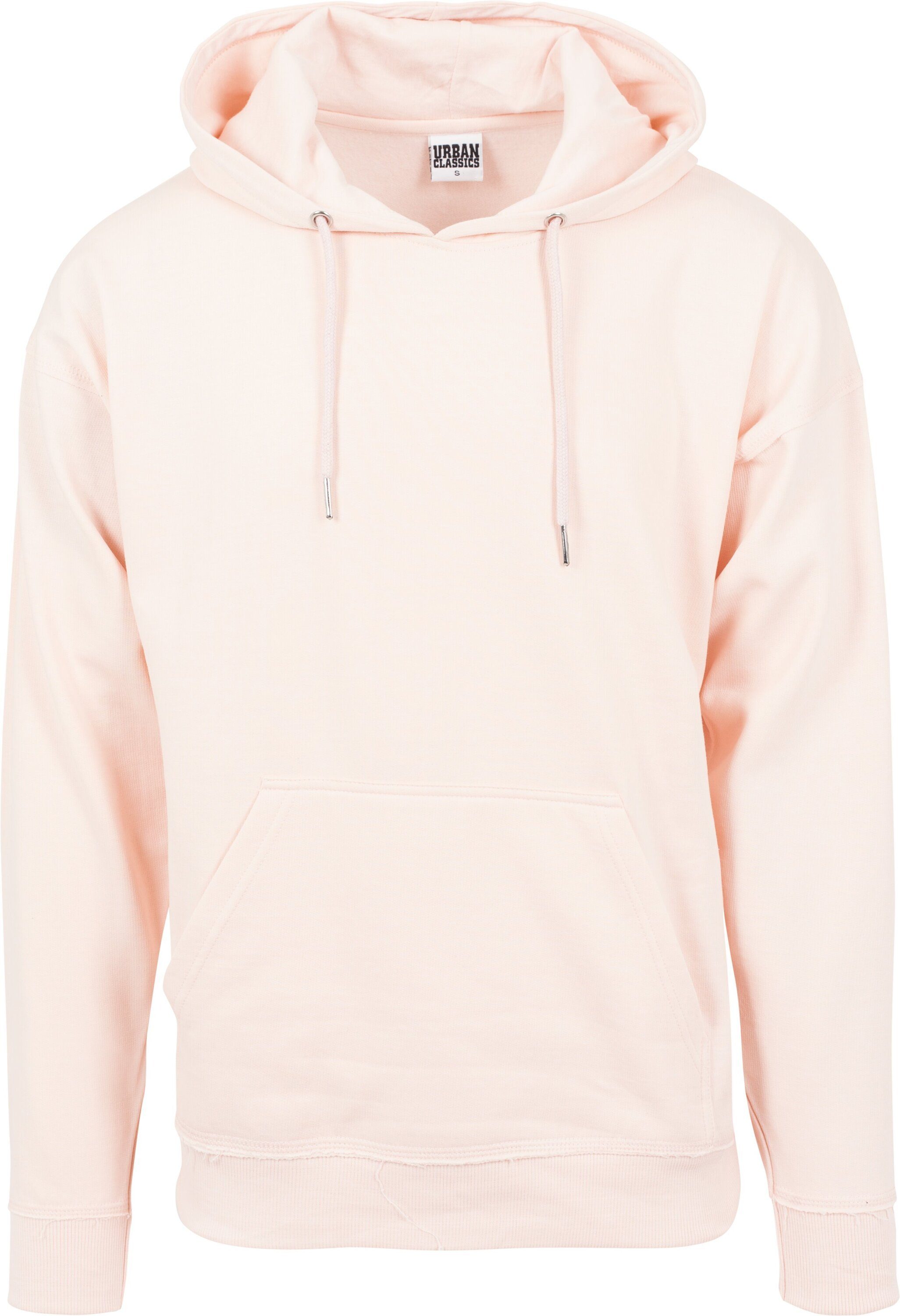 URBAN CLASSICS Sweater Herren Oversized Sweat Hoody (1-tlg) pink