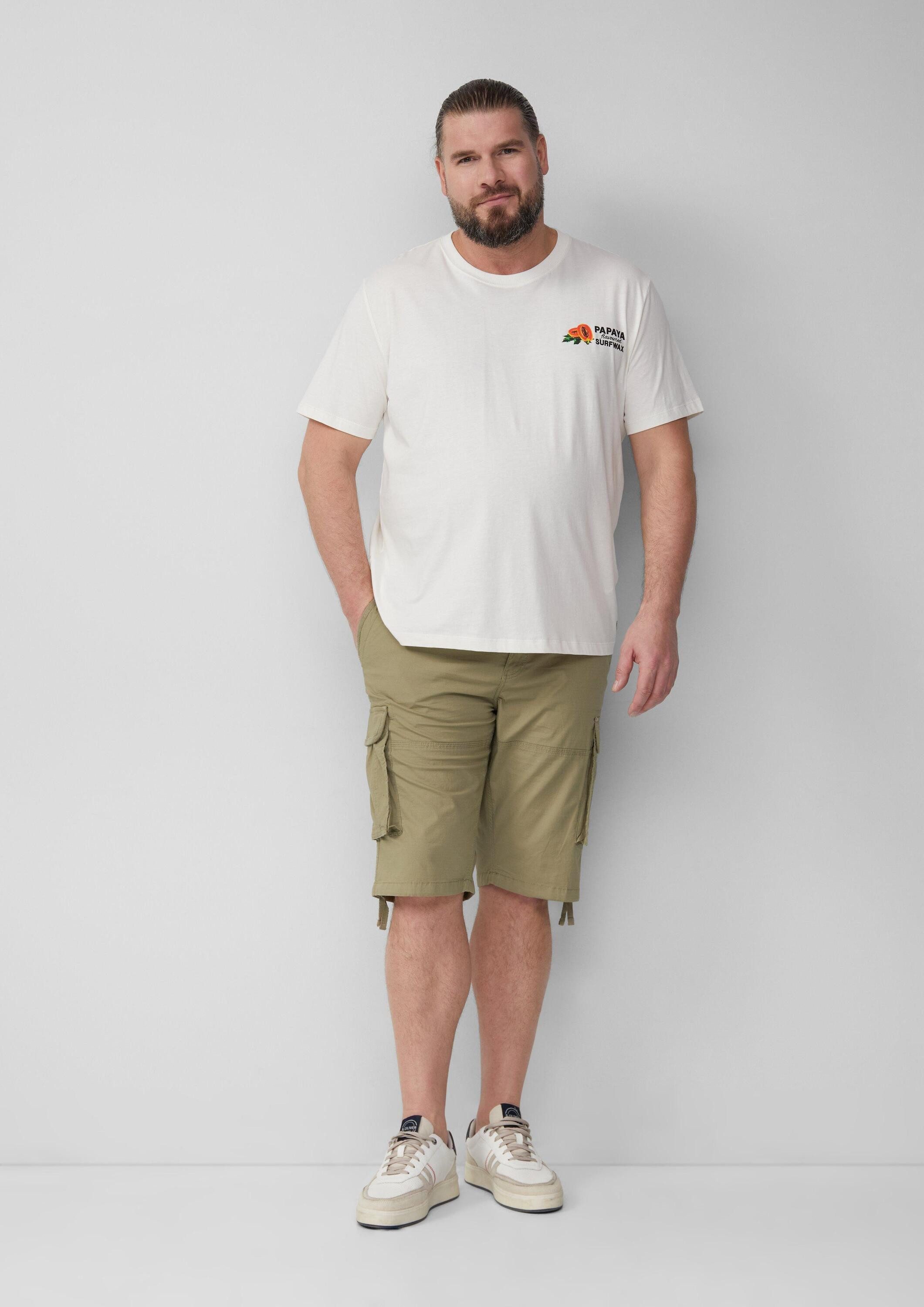 s.Oliver Shorts Bermuda FILE File: Cargo-Bermuda im Relaxed Fit mit Ripstop-Struktur