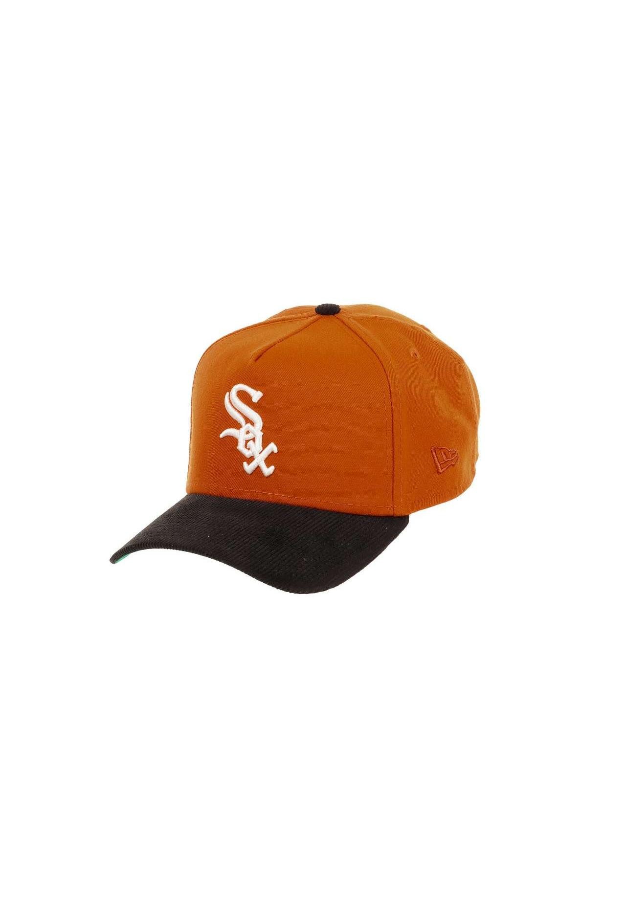 New Era Baseball Cap Chicago White Sox MLB Inaugural Year Sidepatch Orange Black Cord 9Fort (1-St)