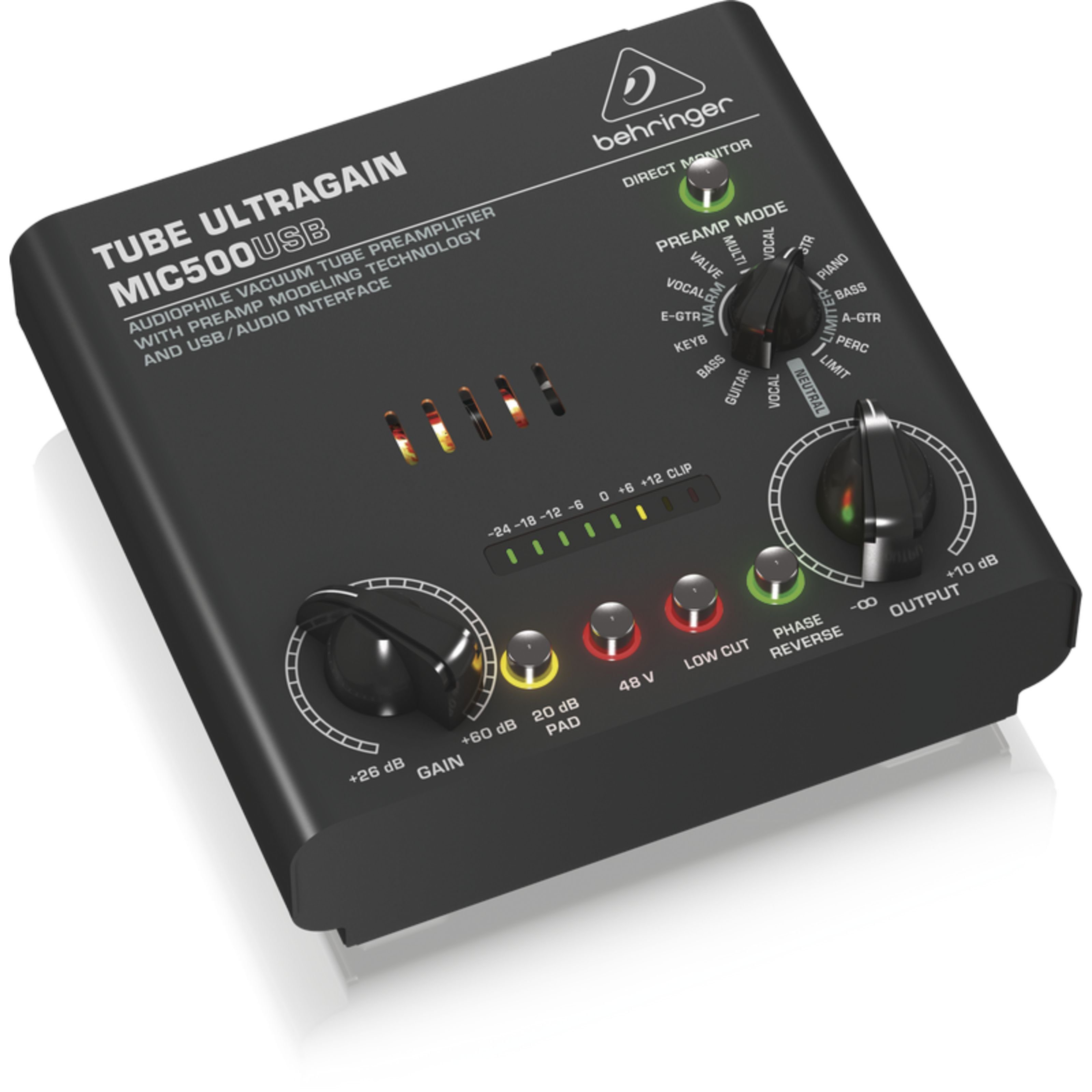 Behringer Vorverstärker (MIC500USB Tube Ultragain - Studio Preamp)