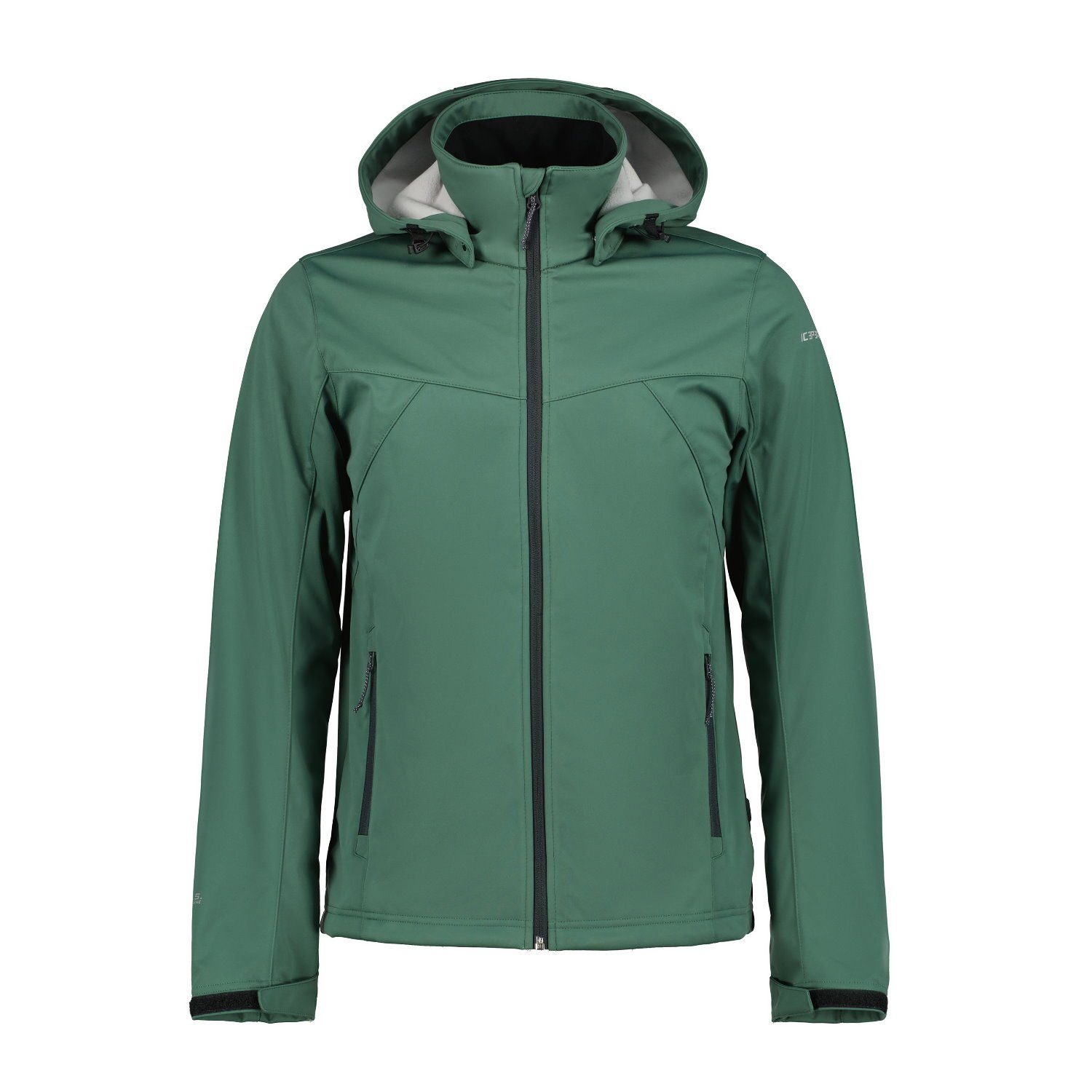 Icepeak Funktionsjacke Icepeak Softshelljacke Herren mit Kapuze Biggs Grün